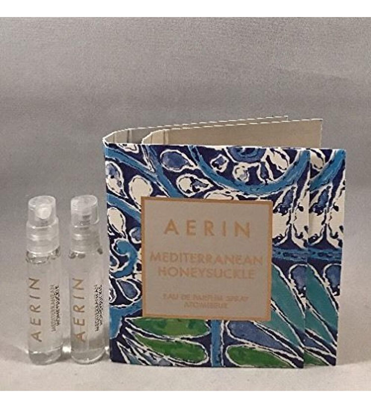 2 Aerin Mediterranean Honeysuckle Eau De Parfum Sample Vial Spray 0.07 Oz/2 Ml