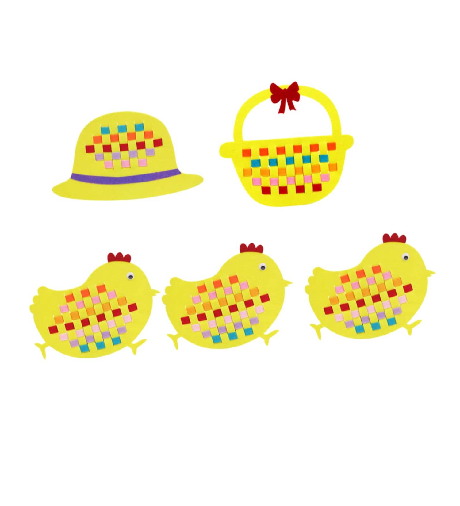 Amosfun 5pcs Tobots Chicken Puzzle Toys - Easter Non-Woven Basket & Party Supplies - Buy Online on GoSupps.com