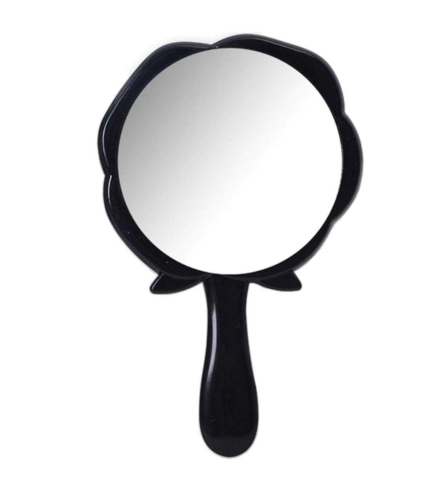 Teensery 2 Pcs Rose Flower Shaped Handheld Mirrors - Travel Makeup Mirror for Women and Girls - Buy Online on GoSupps.com