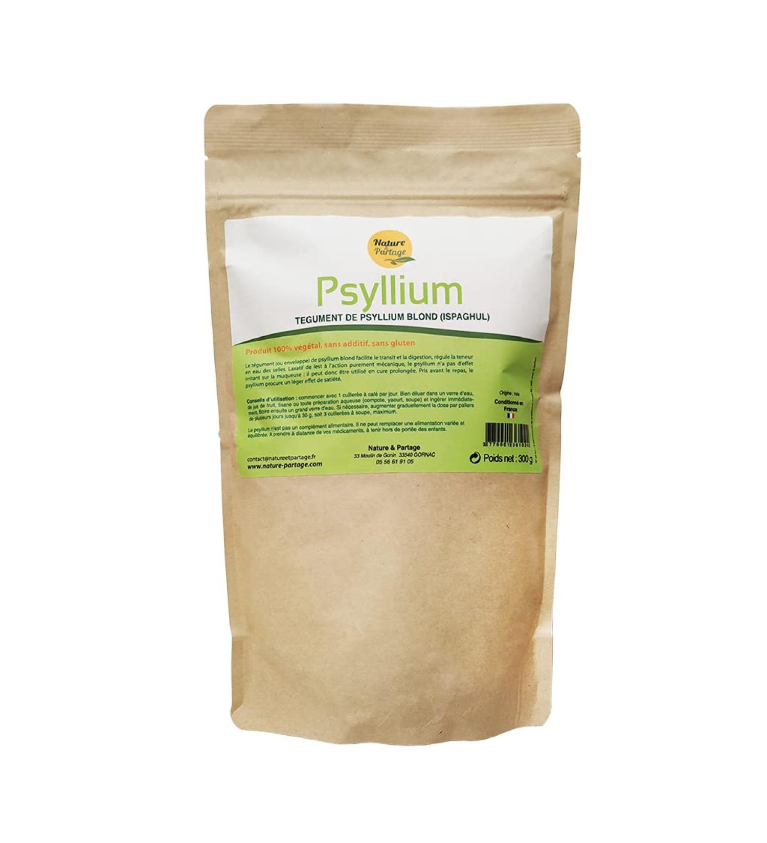 Blonde Psyllium Powder 300g 100% Vegetable Free No Additives