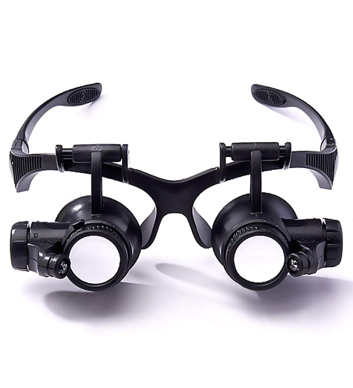 Magnifying Glasses Educational Hobby Magnifiers Head Mounted Magnifying Glasses Headband Lamp Hands Free Magnifier Adjustable for Hobby Jewelers - Buy Online on GoSupps.com