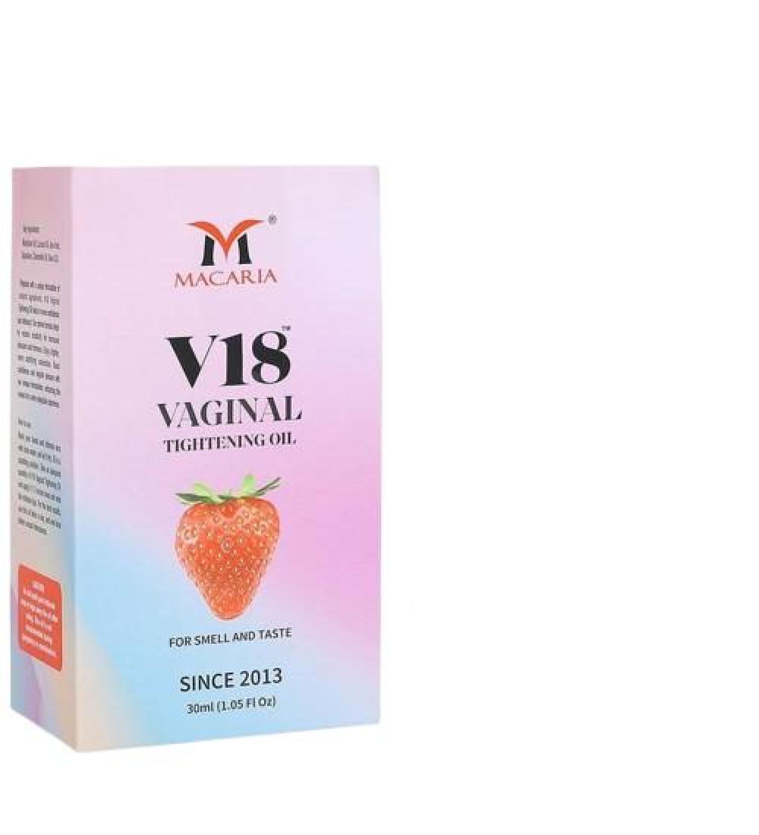 MACARIA V18 vaginal yoni tightening oil for women & girls