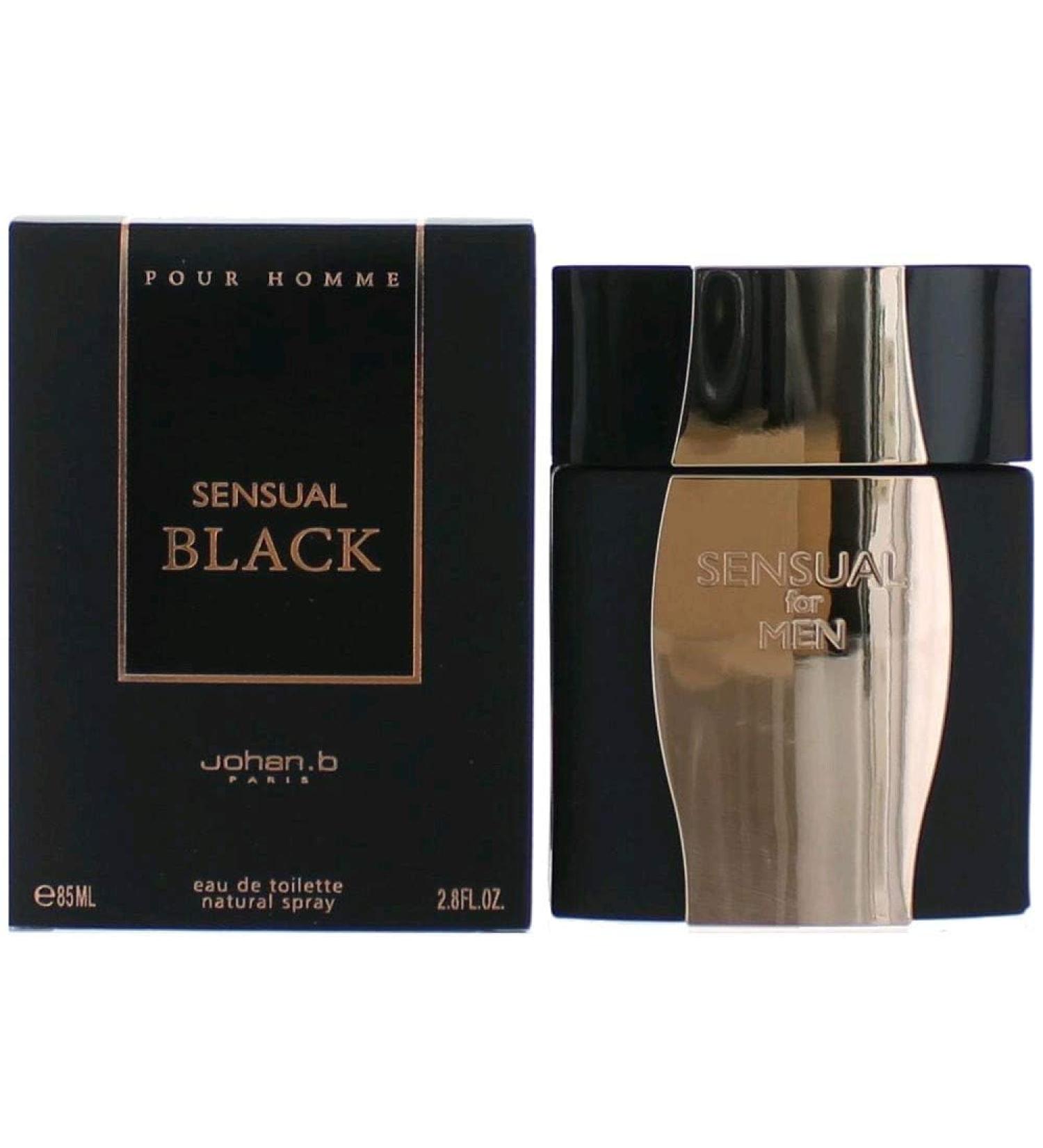 Black Sensual by Joh n.b 2.8 oz Eau De To lette Spray for Men