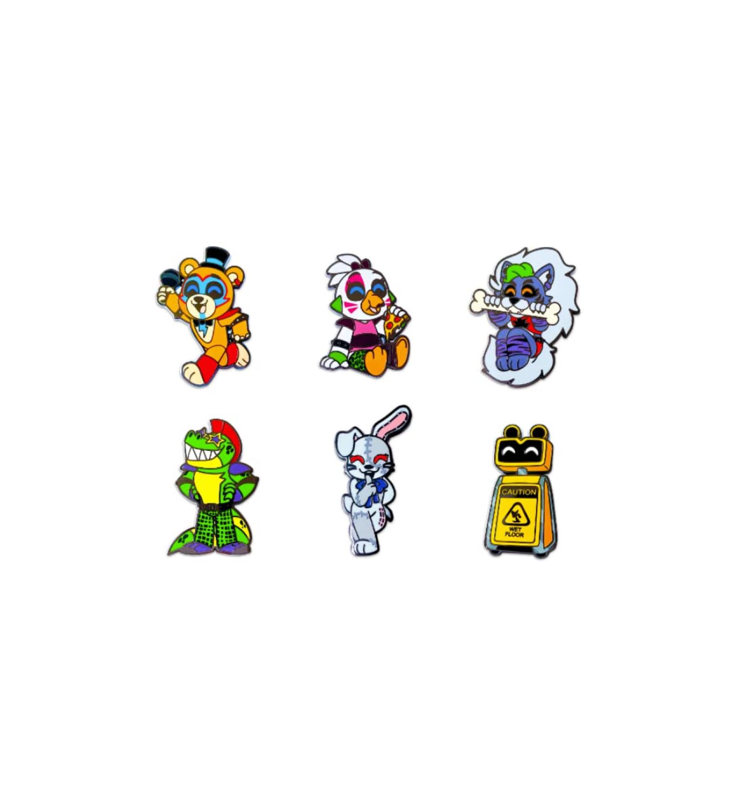 Youtooz Five Nights At Freddy's Security Breach Pin Set Official Licensed FNAF Security Breach Pins Collectors Box Includes 6 Pins By Youtooz Five Nights At Freddy's Collection Metal no gemstone - Buy Online on GoSupps.com