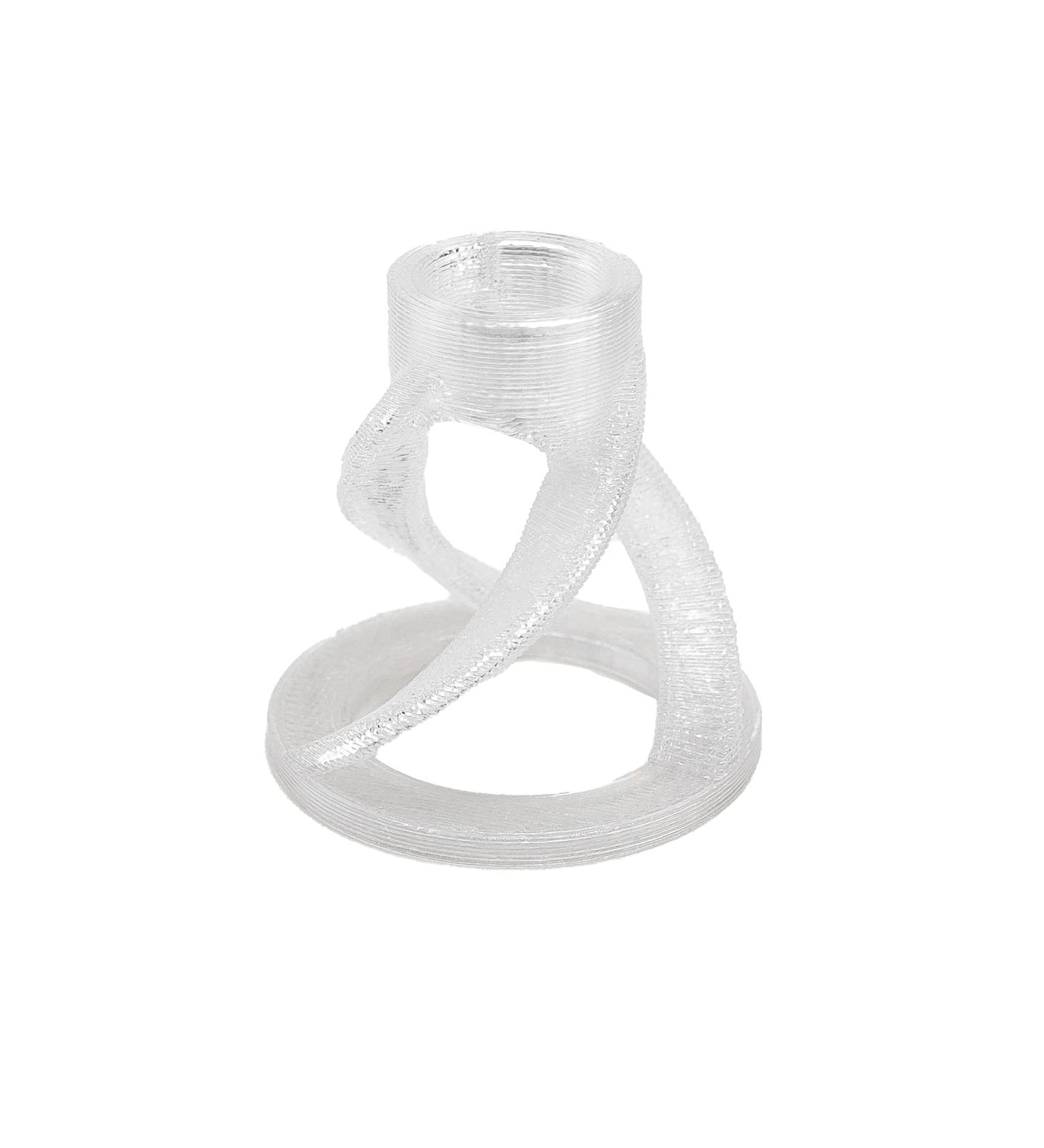 Coral Frag Plug Sand Stands Set of 5 (Standard, Clear) Standard Clear