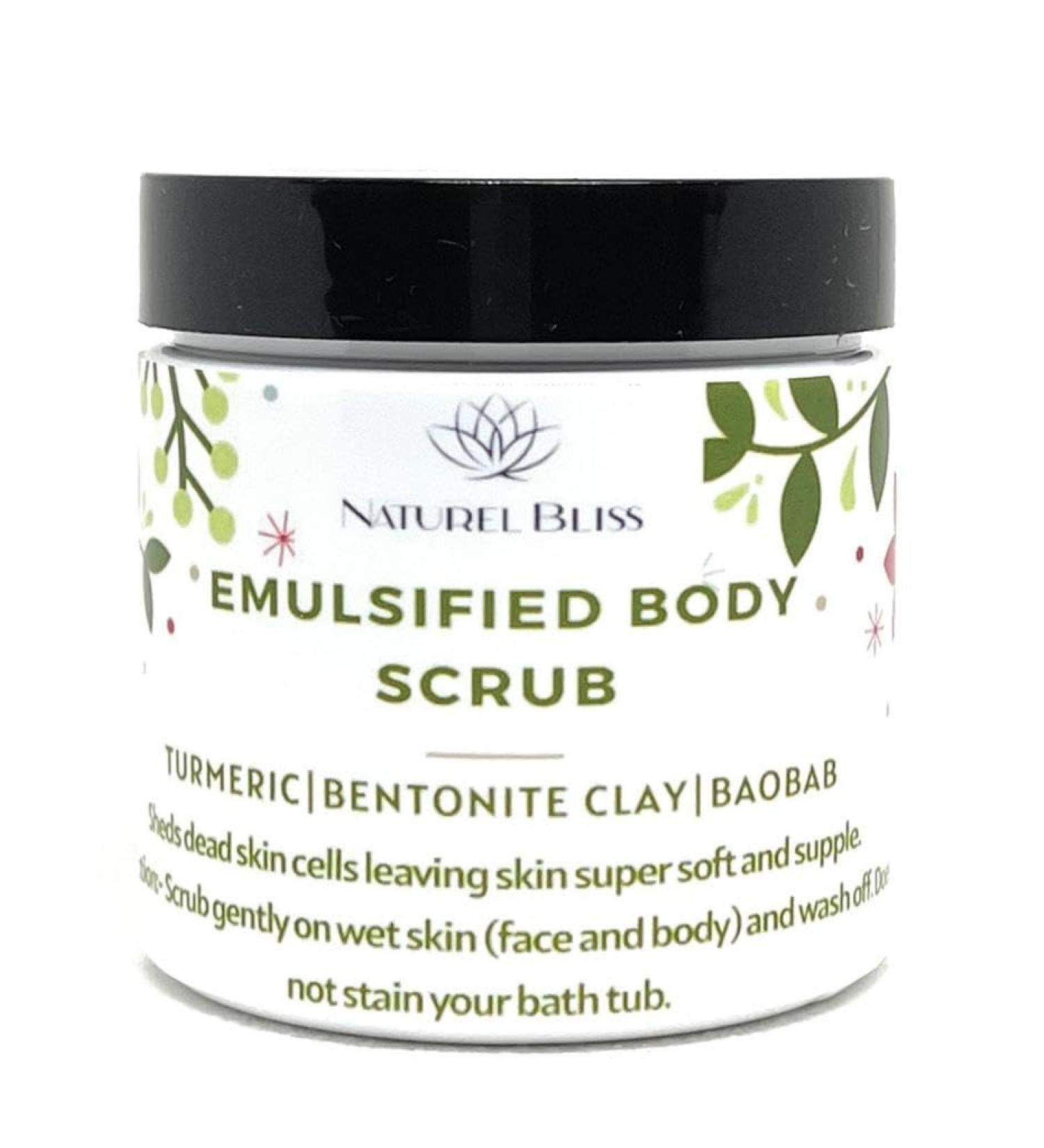 All-Natural Non-Greasy Exfoliating Sugar Scrub | Body Scrub | Detoxifying (8 oz) 8 Ounce