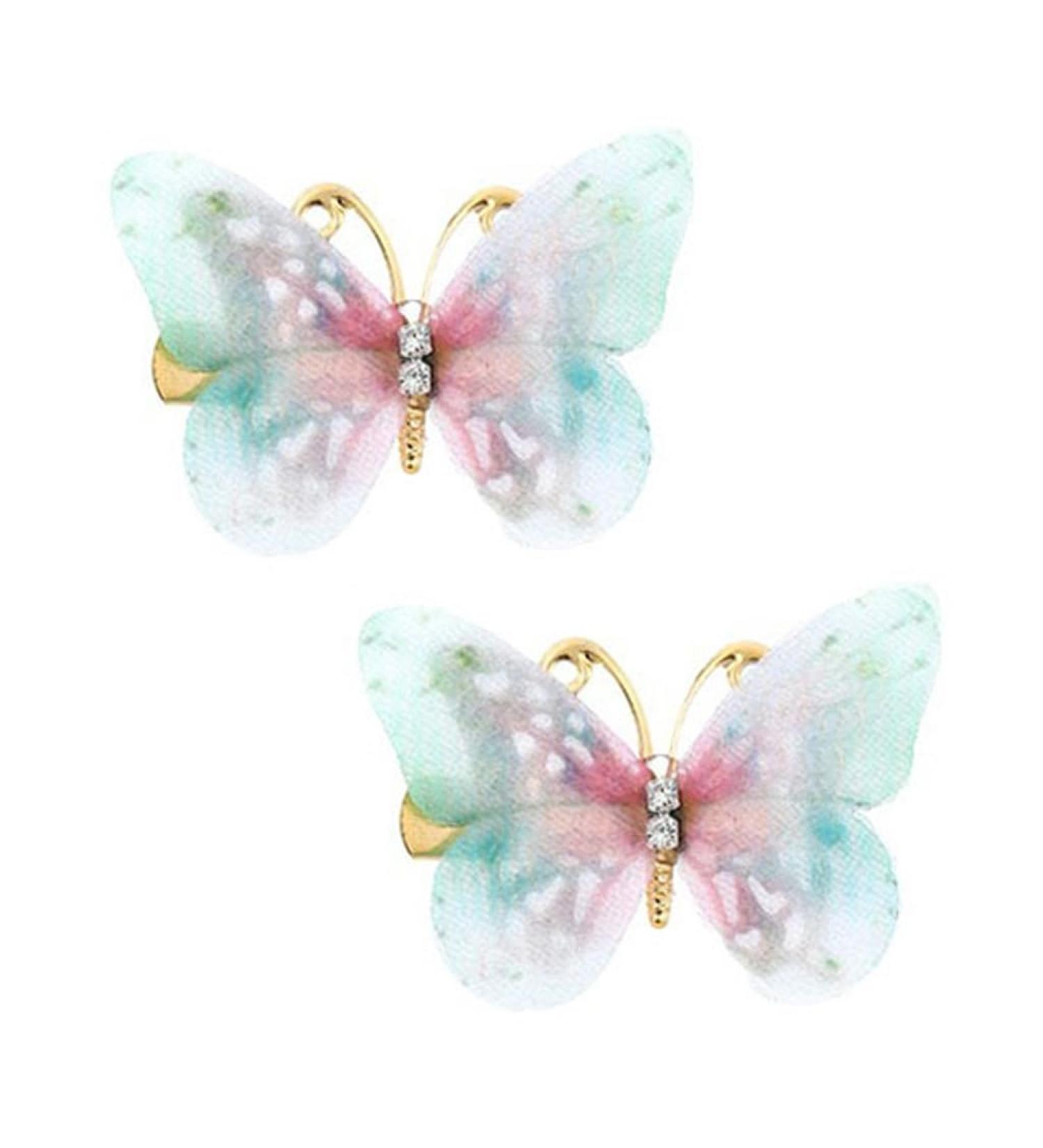 hgnxa Moving Butterfly Hair Clip Metal Hair Clamps for Thick Hair Thin Hair for Women Girls Strong Hold Hair Accessory Ying green - Buy Online on GoSupps.com