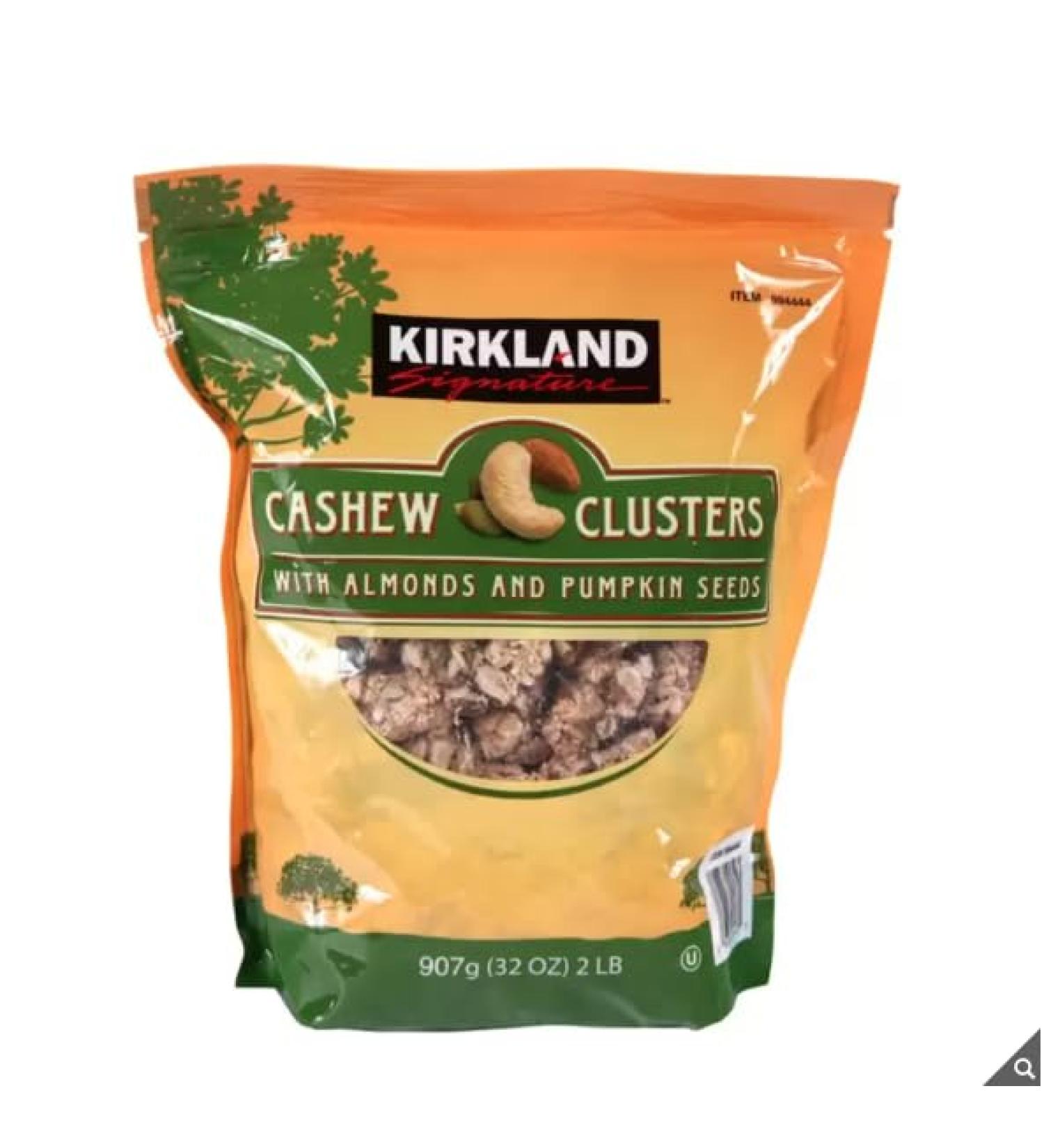 Kirkland Signature Cashew Clusters with Almonds & Pumpkin Seeds 907g - Buy Online on GoSupps.com