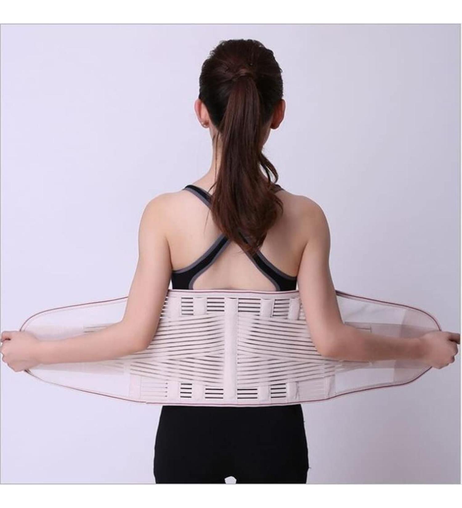 Neoprene Waist Support Trimmer for Men & Women - Unisex Exercise Weight Loss Back Brace Corset - Buy Online on GoSupps.com
