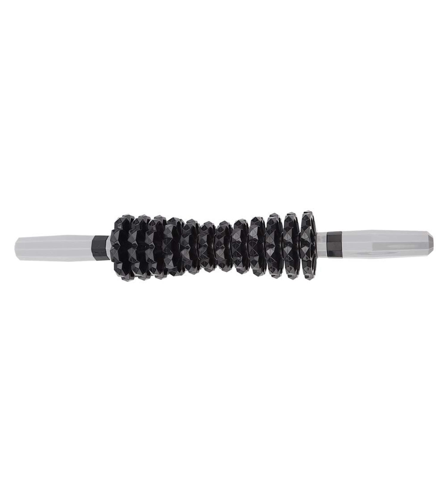Manual Massage Tab for Deep Muscle Relaxation - Black Muscle Roller for Yoga & Fitness | Relieve Sore Muscles - Buy Online on GoSupps.com