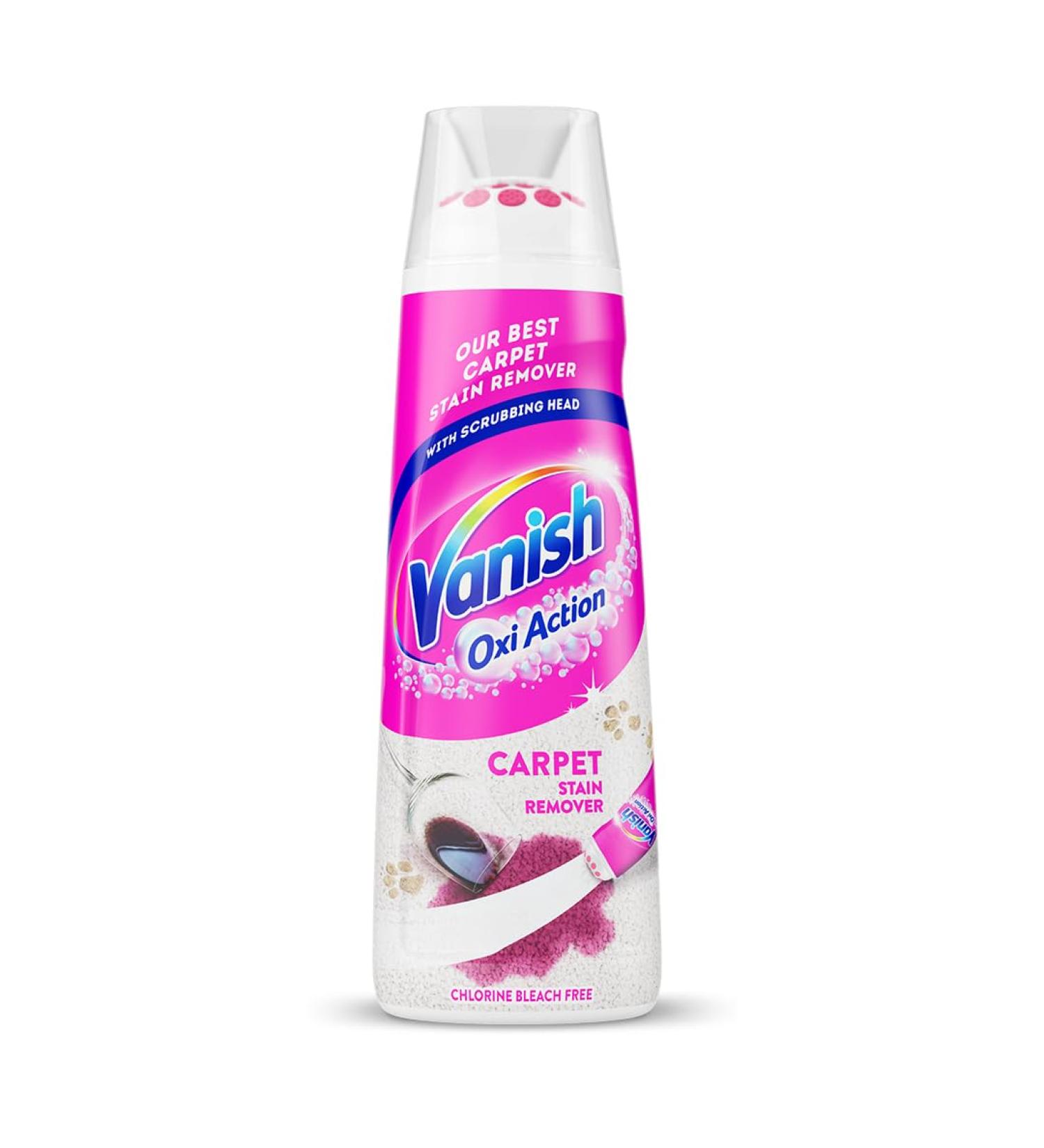Vanish Oxi Action Carpet Stain Remover 195ml - Chlorine Bleach Free Formula - Buy Online on GoSupps.com