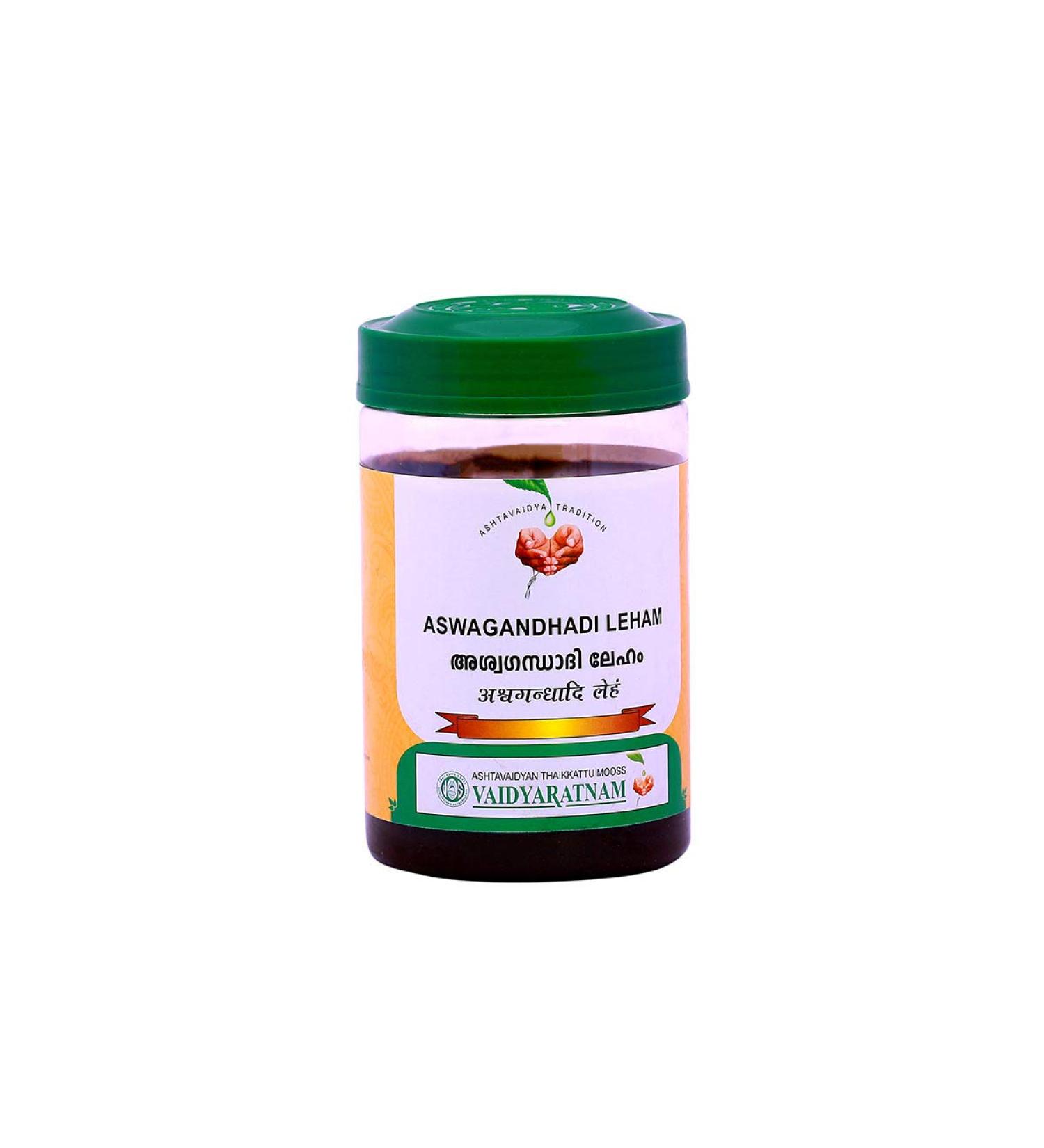Vaidyaratnam Oushadhasala ASWAGANDHADI LEHAM (500 GM) - by Ayur-Homeo