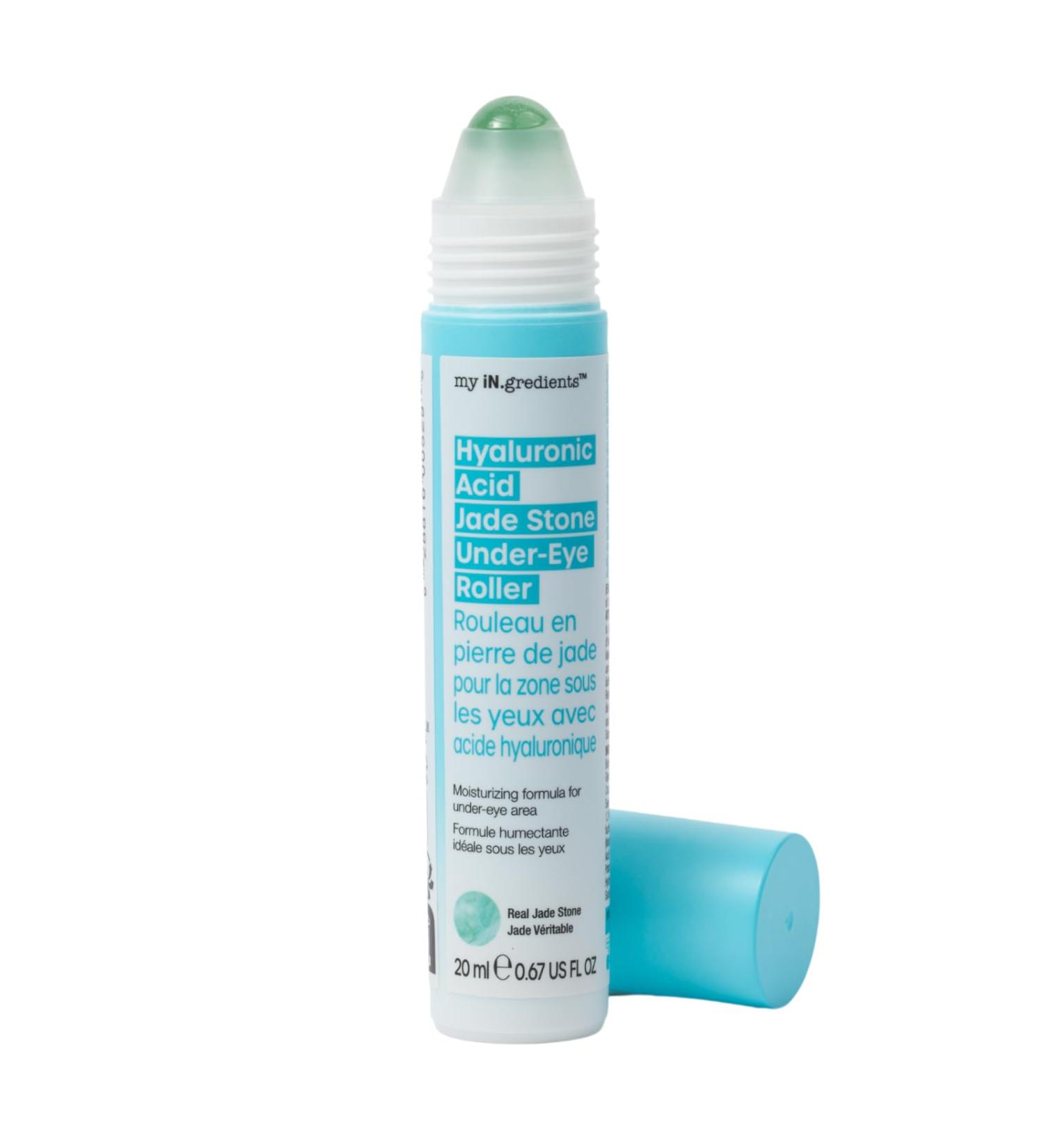 Masque Bar My Ingredients Hydrating Smoothing Under Eye Seru Jade Stone Roller Under Eye Roller for puffiness Niacinamide & Hyaluronic Acid Treat Dark Circles Wrinkles Travel Essentials 20ml - Buy Online on GoSupps.com