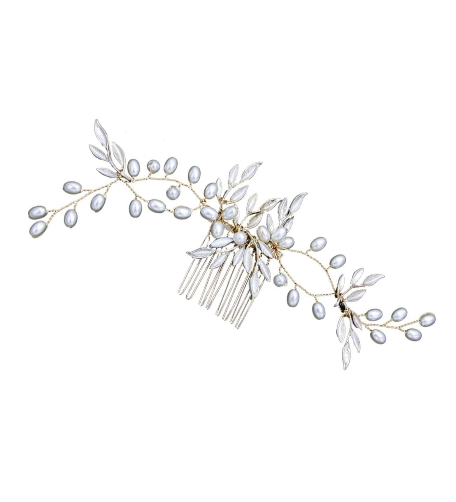 DOITOOL Combs Hair Pin Hair Clip Bridal Headdress Women Hairpin Hair Jewels for Women Wedding Headpiece Bride Insert Comb Bridal Hair Comb Hair Accessories Headgear Pearl Miss - Buy Online on GoSupps.com