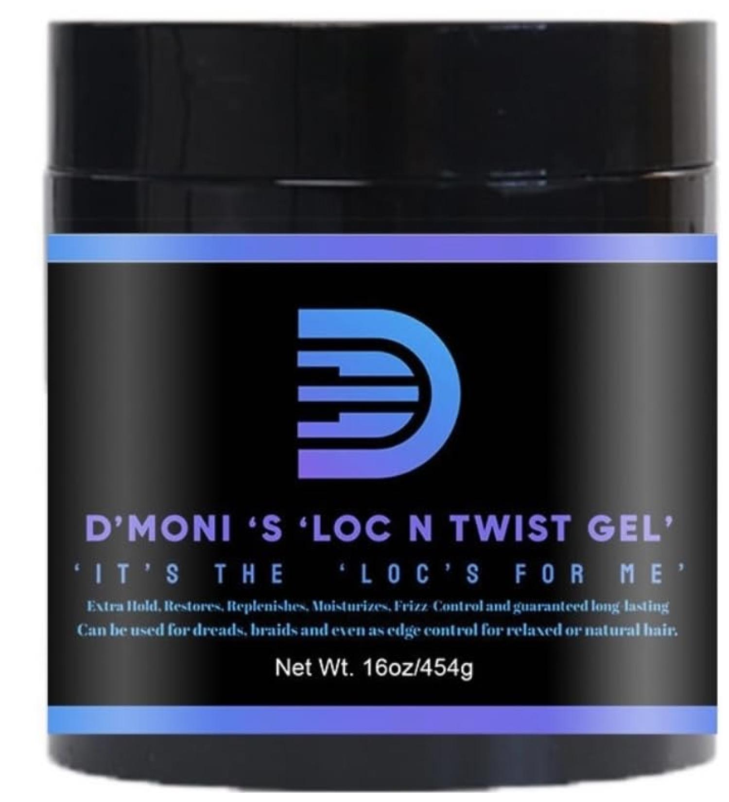 D MONI S Loc N Twist Gel - Premium Hair Care for Perfect Locs | Buy Internationally - Buy Online on GoSupps.com