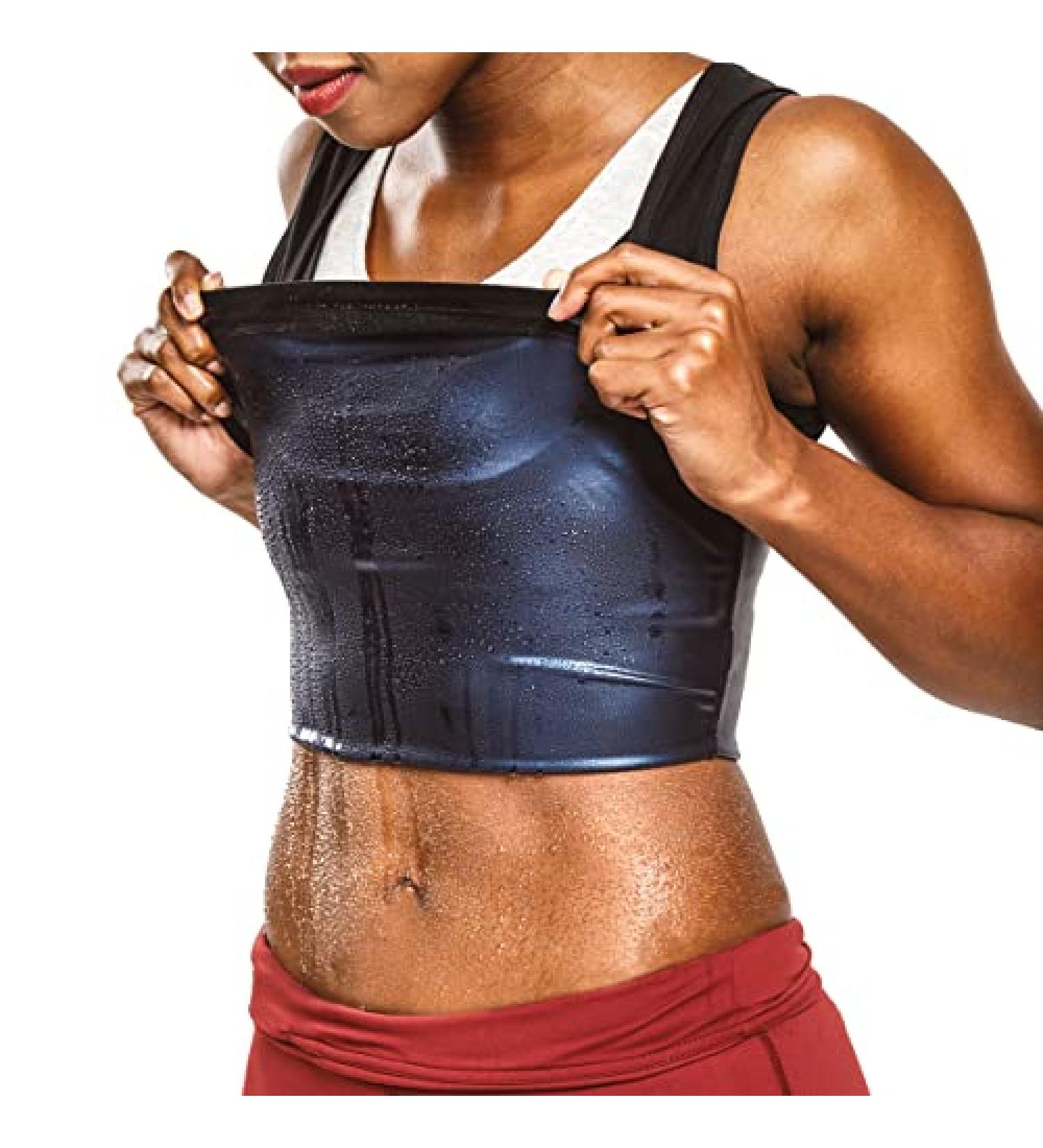Sweat Shaper Women's Premium Sauna Vest Tank Top - Large-X-Large Black - Buy Online on GoSupps.com