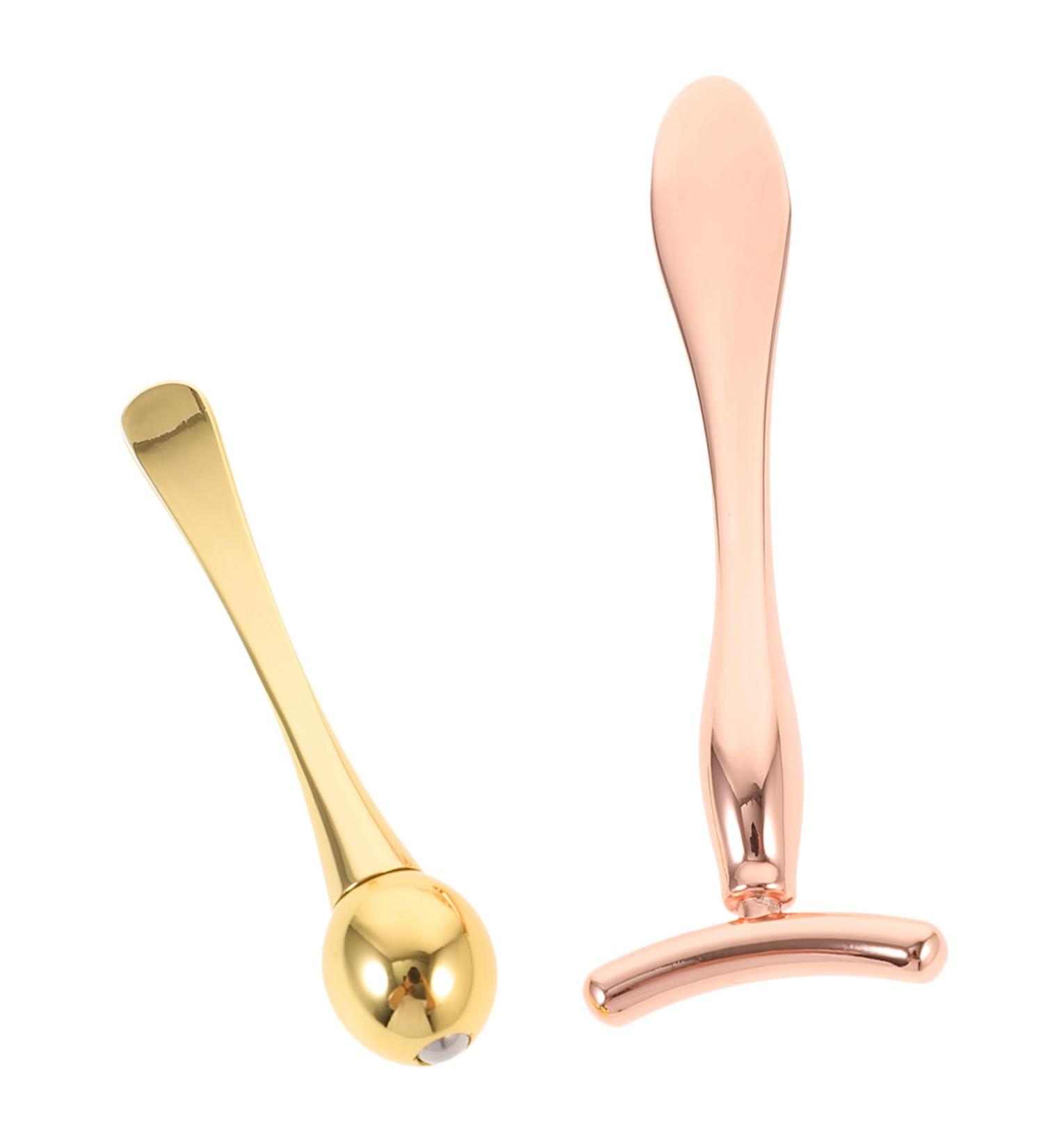Eye Roller Head T-bar Set Dark Circles Eye Cream Applicator Tool for Radiant Skin | International Shipping Available - Buy Online on GoSupps.com