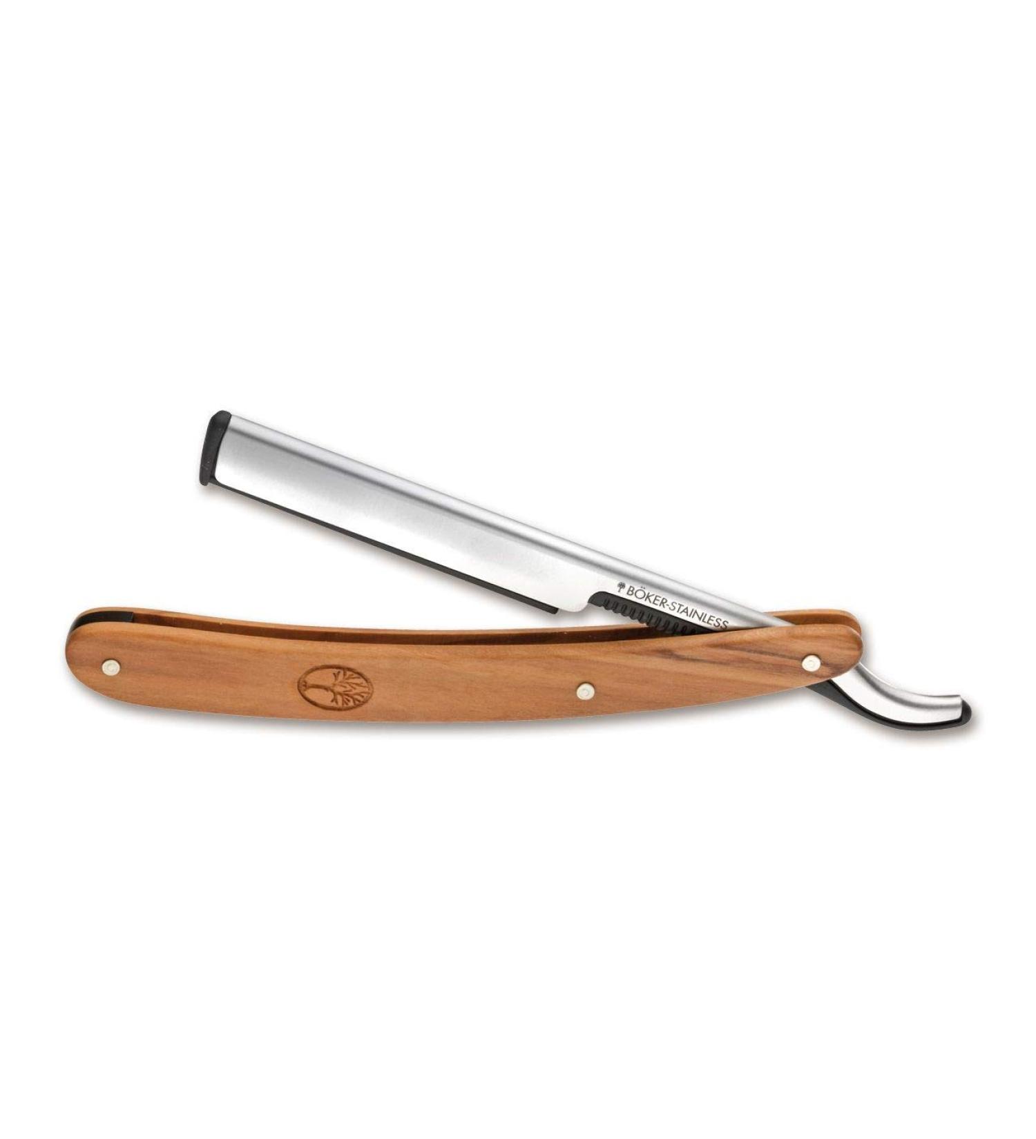 B ker Manufaktur Solingen Barberette Olive Razor Blade Holder - Premium Safety Razor for Smooth Shaving - International Shipping Available - Buy Online on GoSupps.com