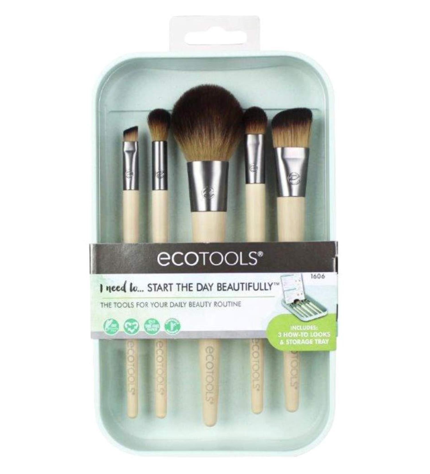 Ecotools Start The Day Makeup Brushes 6 Pack