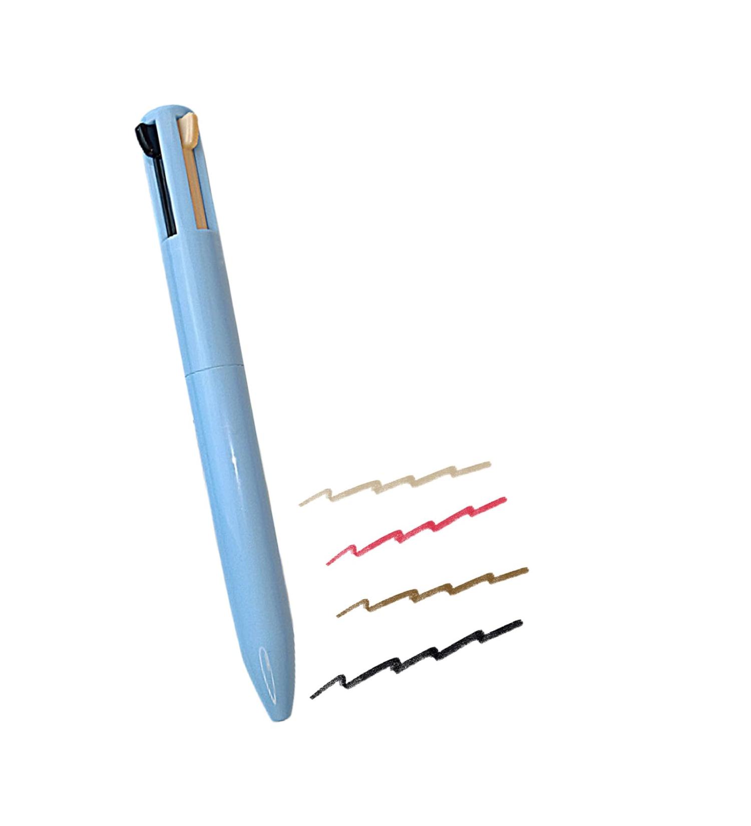 4 in 1 Multi-Function Makeup Pen - Eyebrow Pencil Eyeliner Lip Liner & Highlighter - Waterproof All-in-One Makeup #02 | Shop Internationally - Buy Online on GoSupps.com