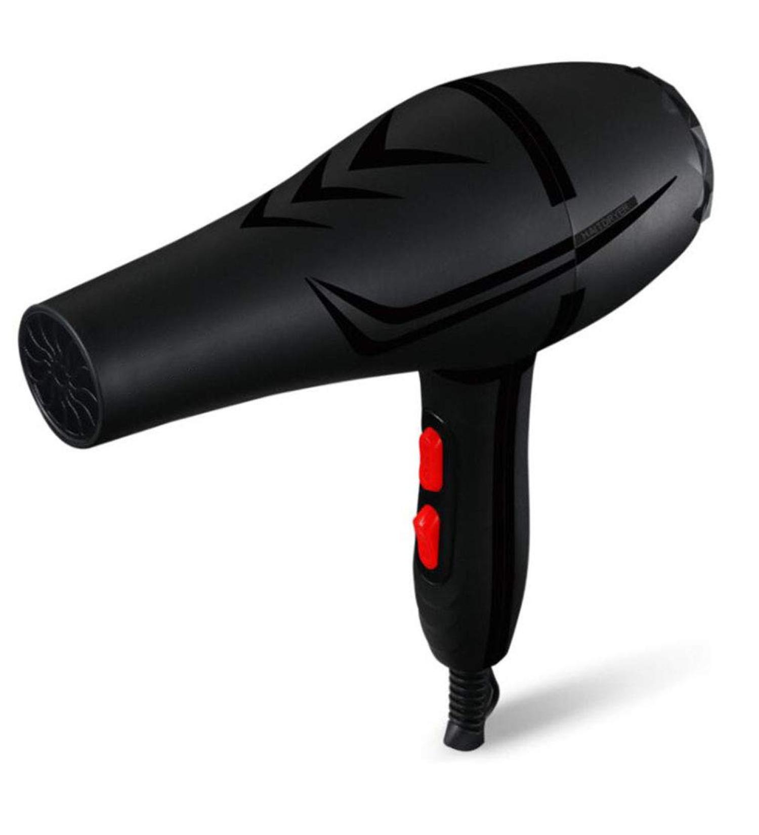 2000W Powerful Quick Drying Salon Professional Hair Dryer Compact Anti-frizz Ionic Hairdryer with Styling Nozzle Fast Blow Dryer 2 Speed and 3 Heat Settings DC Motor for Home and Salon Black Small - Buy Online on GoSupps.com