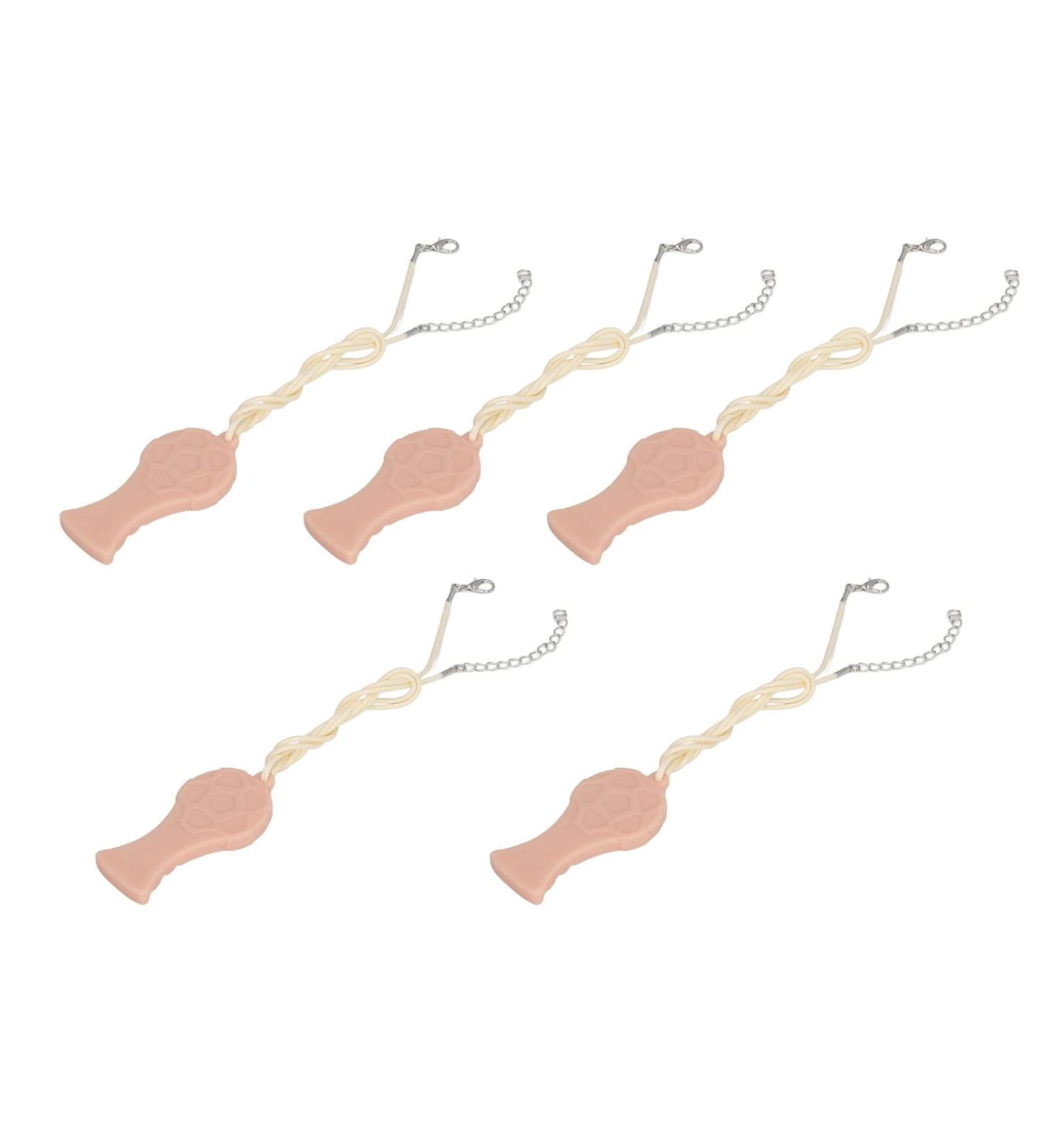 Silicone Chew Necklace Sensory Pendant 5 Pack | Calming Necklaces for Boys & Girls | Anxiety Relief - Buy Online on GoSupps.com