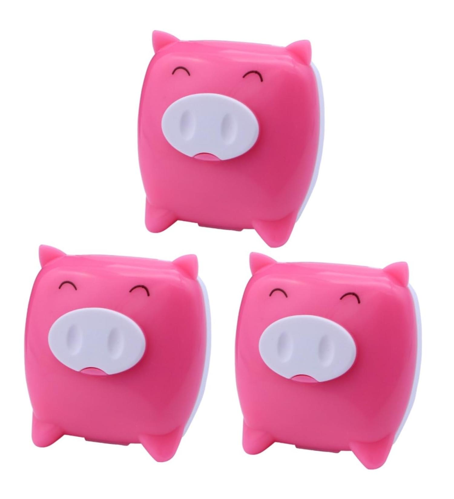 Buy Healifty 6pcs Cartoon Lens Storage Case - Piglet Design Lens Container & Medium Accompanying Box for International Shipping - Buy Online on GoSupps.com