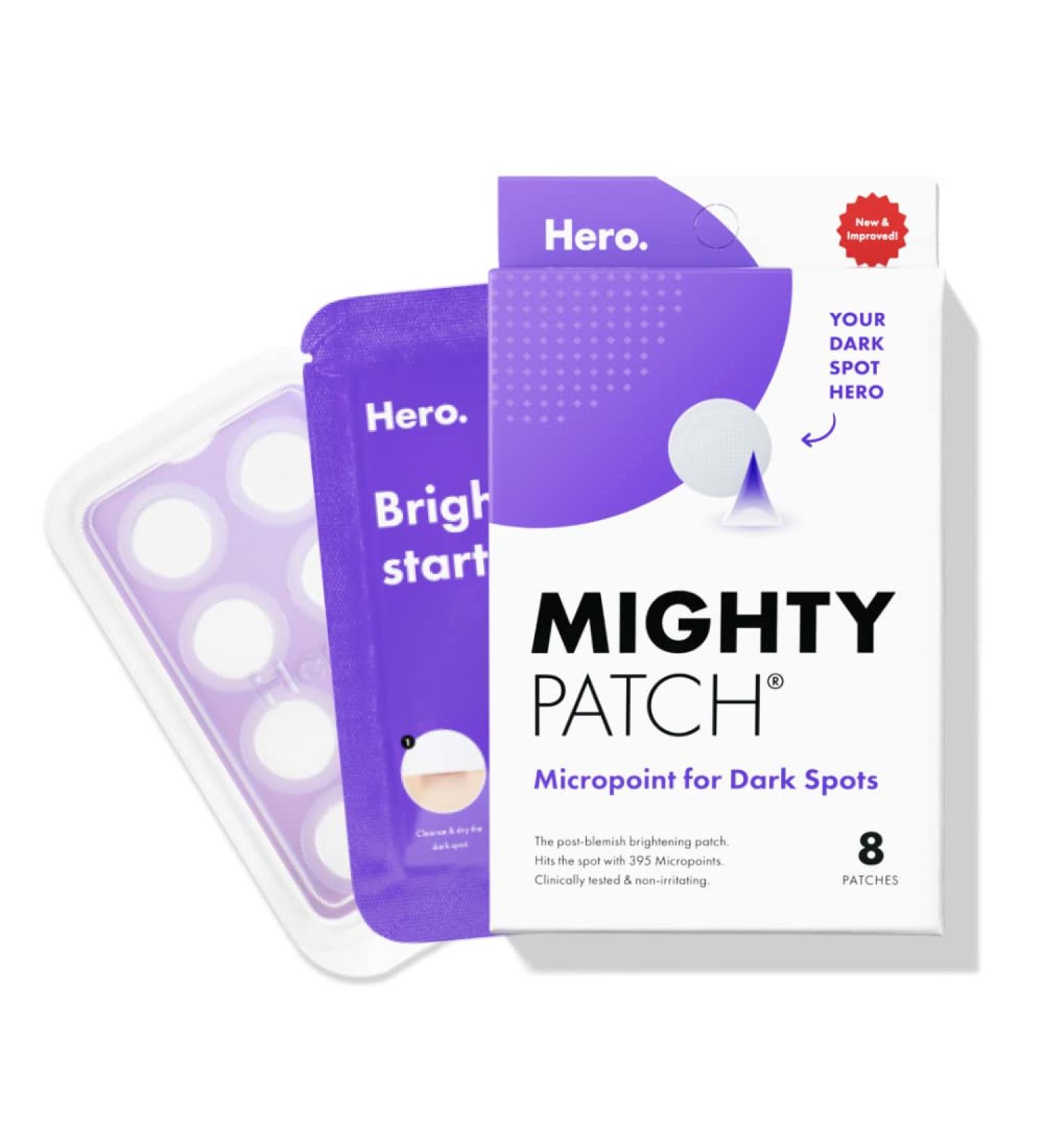 Hero Cosmetics Mighty Patch Micropoint for Dark Spots - Dermatologist Tested Post-Blemish Patch (8 Count) - Buy Online on GoSupps.com