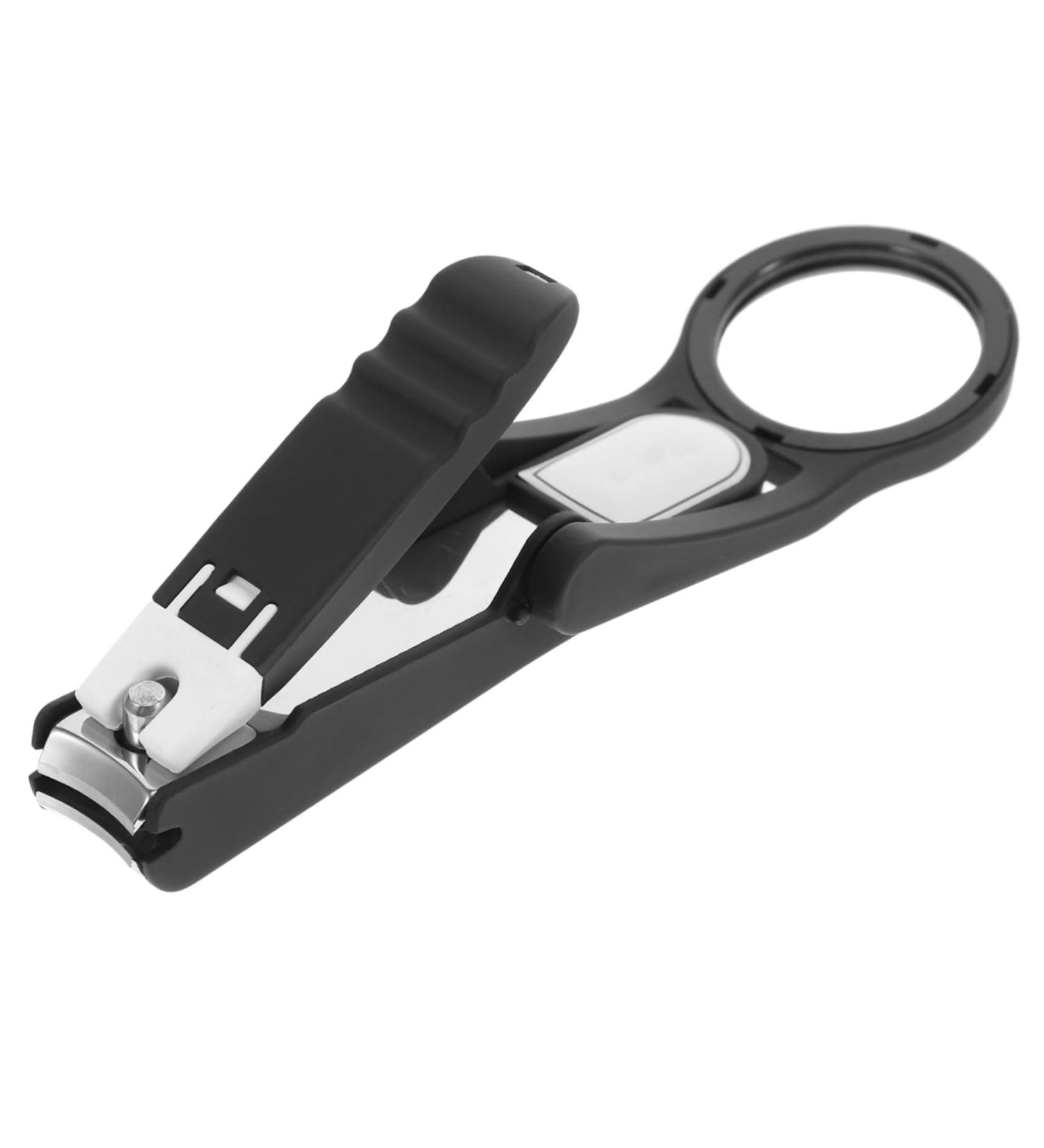 FRCOLOR Magnifying Glass Nail Clippers Corta U as Toenail for Thick Toenails Human Toenail Clippers for Seniors Thick Toenails Pedicure Elder Stainless Steel Portable - Buy Online on GoSupps.com
