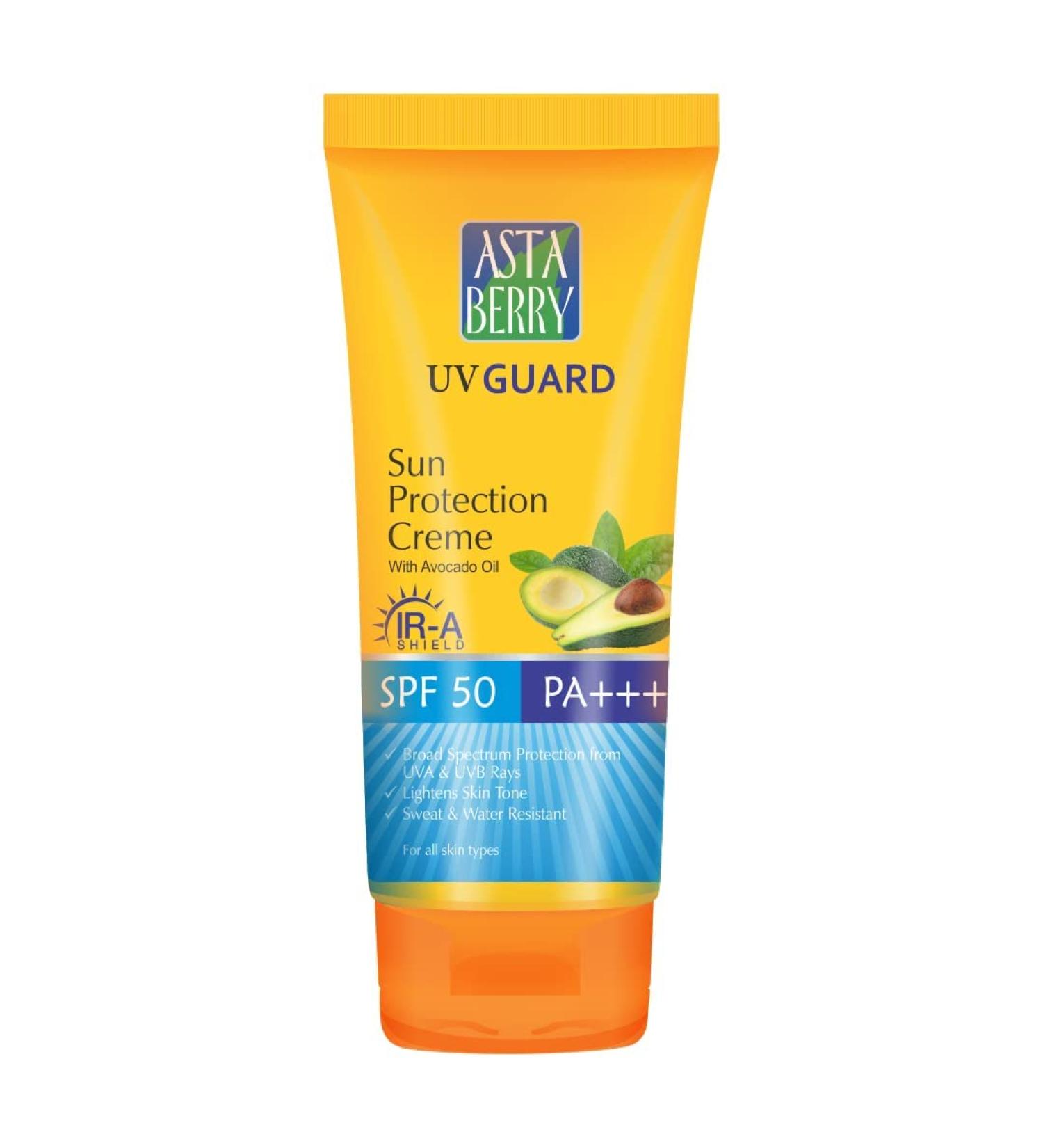 Malar Uv Guard Sun Protection Creme Spf 50pa++ With Avacoda Oil | Dermatologist Formulated | All Skin Types | Non-sticky & Lightweight | Sweat & Water Resistant 100 Ml