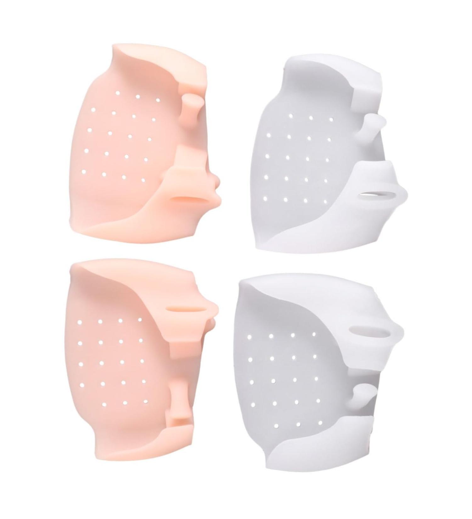 DOITOOL Bunion Forefoot Pad - 2 Pairs | Hallux Valgus Toe Separator & Thumb Straighteners | Front Cushions for Bunion Care | Assorted Colors - 8.5X5.5cm - Buy Online on GoSupps.com