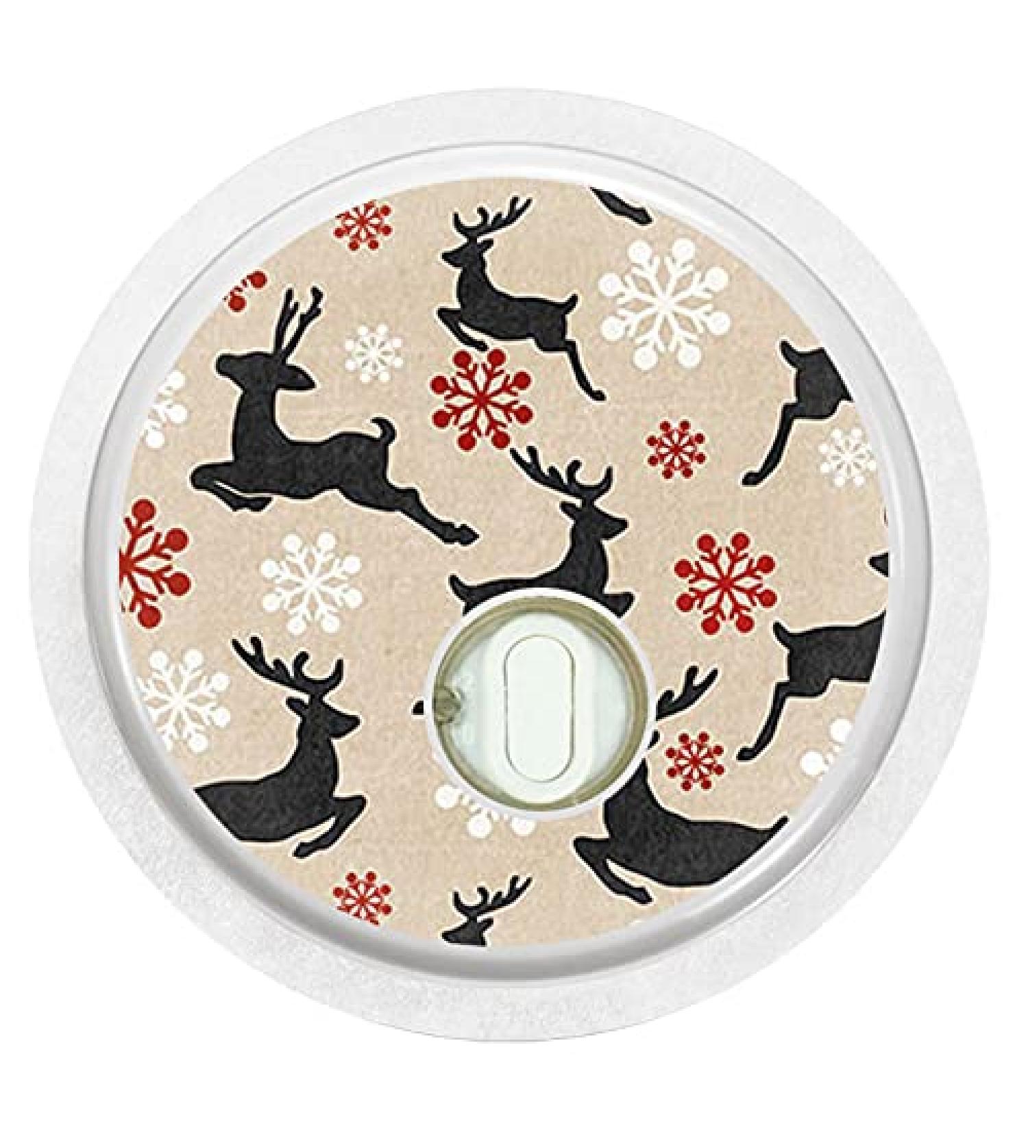 Sticker for FreeStyle Libre 3 Sensor 2x Reindeer myDili Diabetes