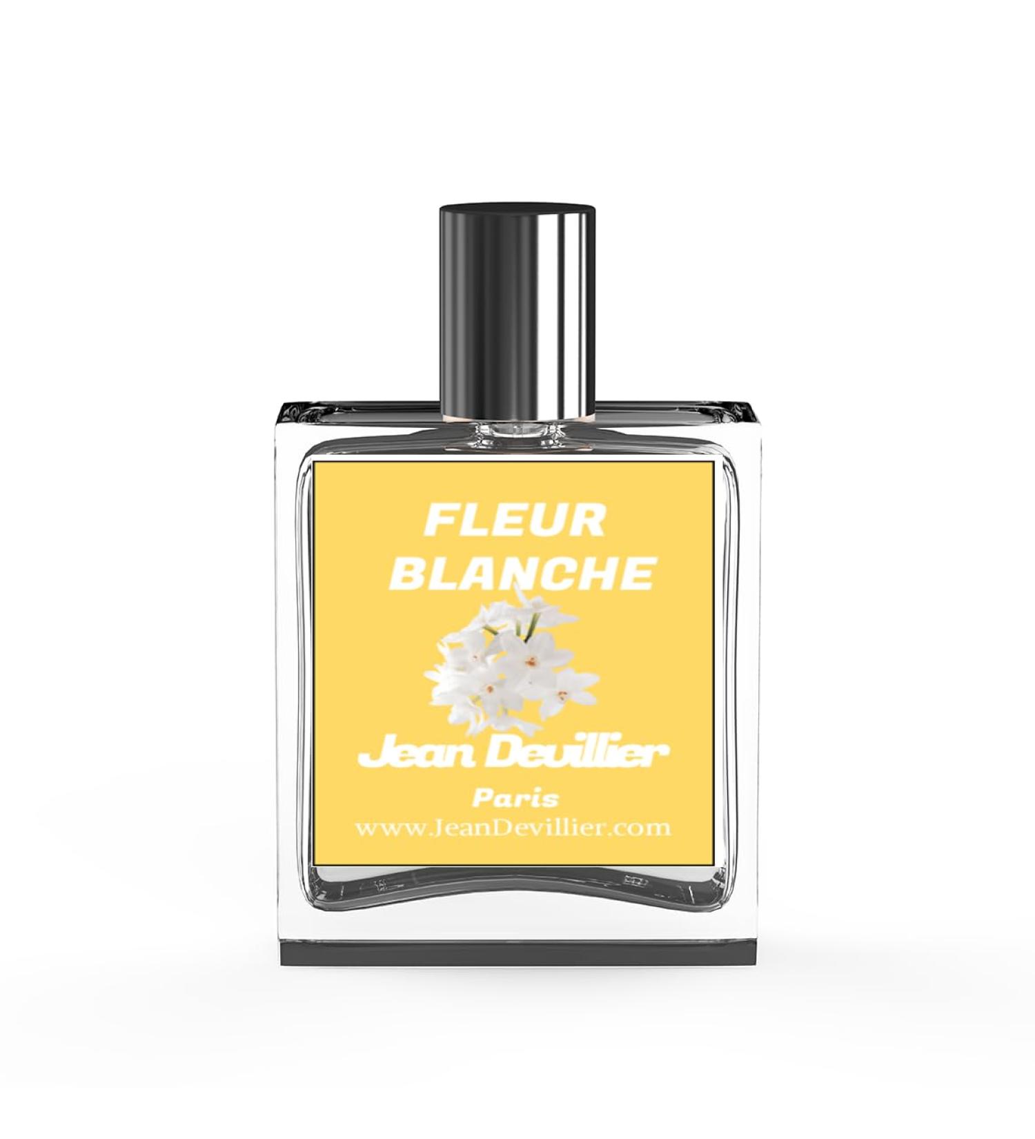 JEAN DEVILLIER PARIS Inspired Fragrances For Women (FLEUR BLANCHE Inspired by White Flowers 60ml/ 2 oz) FLEUR BLANCHE Inspired by White Flowers 1 Fl Oz (Pack of 1)