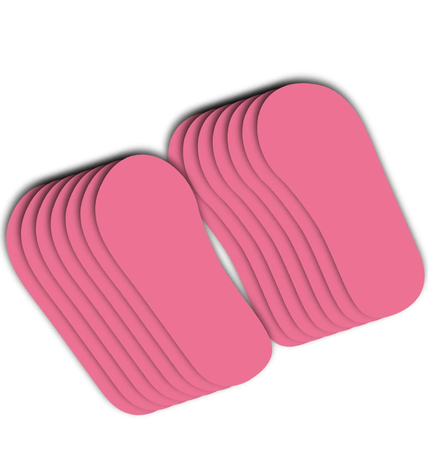 30 Pairs Pink Disposable Spray Tanning Feet Pads - Sunless Airbrush Tent Foot Protection - Buy Online on GoSupps.com