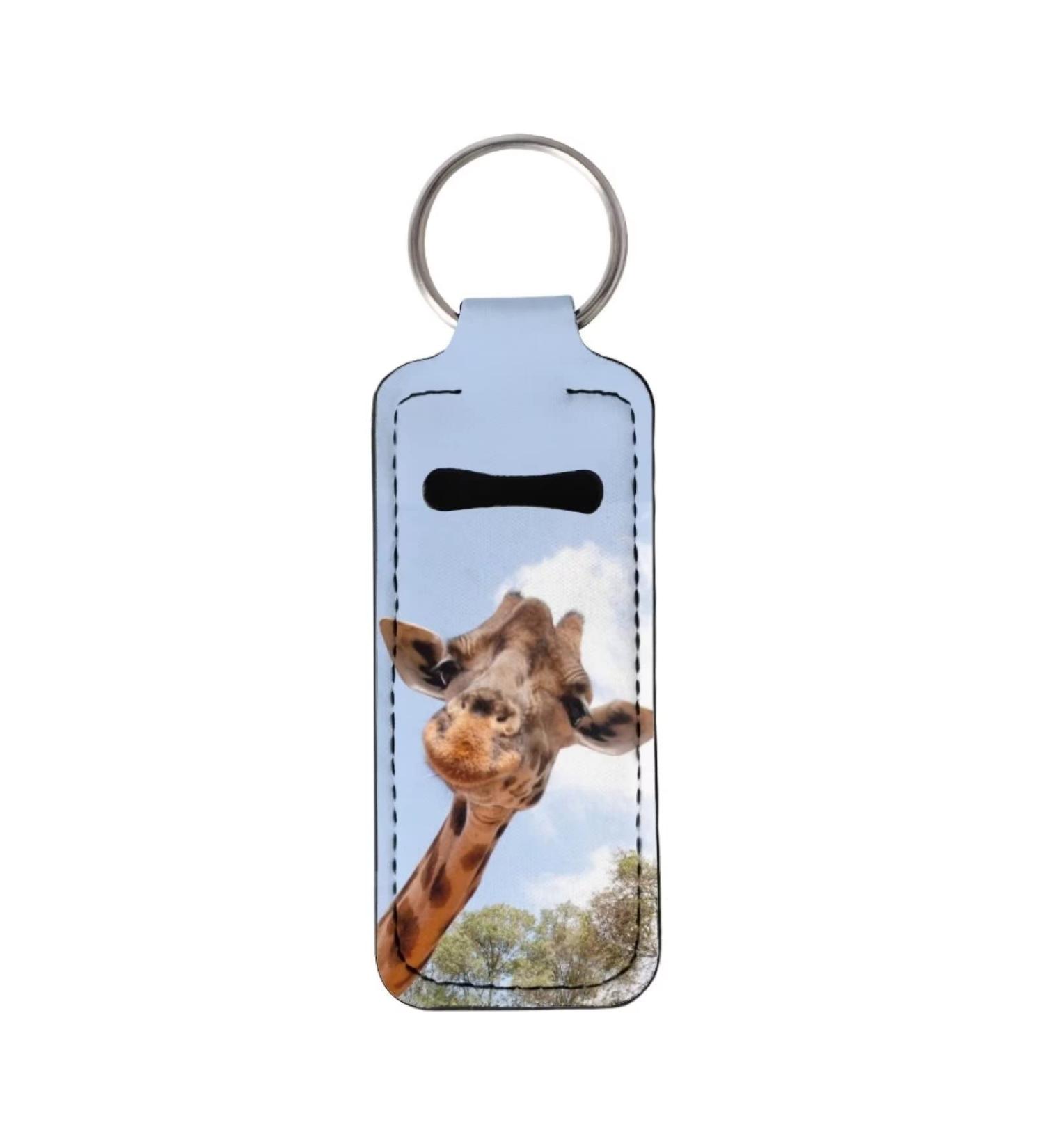 COEQINE Chapstick Keychain for Women and Girls - Lip Balm Holder - Lipstick Holder - Keychain Fun Giraffe One Size - Buy Online on GoSupps.com