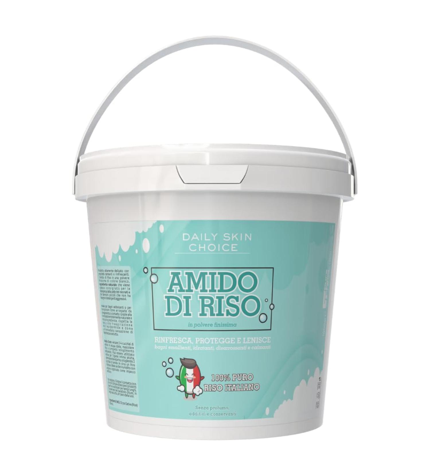 Cura Farma Pure Italian rice starch for bathroom use soothing and refreshing 2.5 kg - Buy Online on GoSupps.com