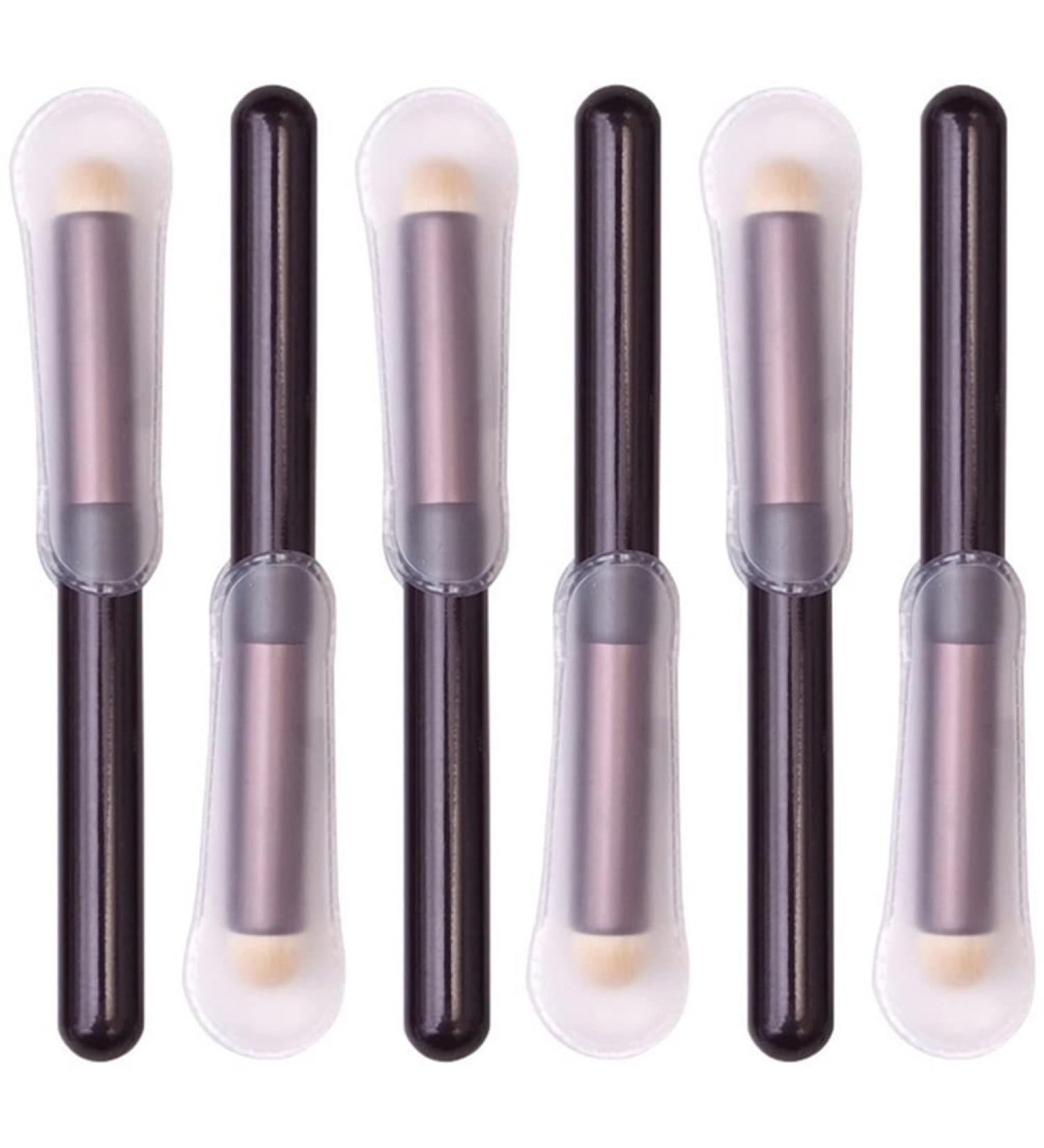 Lurrose Makeup Sponge 6pcs Lip Brush Lip Smudge Brush with Cap Lip Reusable Makeup Blending Applicator Brush for Women Makeup Blending Sponge As Shown 1 - Buy Online on GoSupps.com