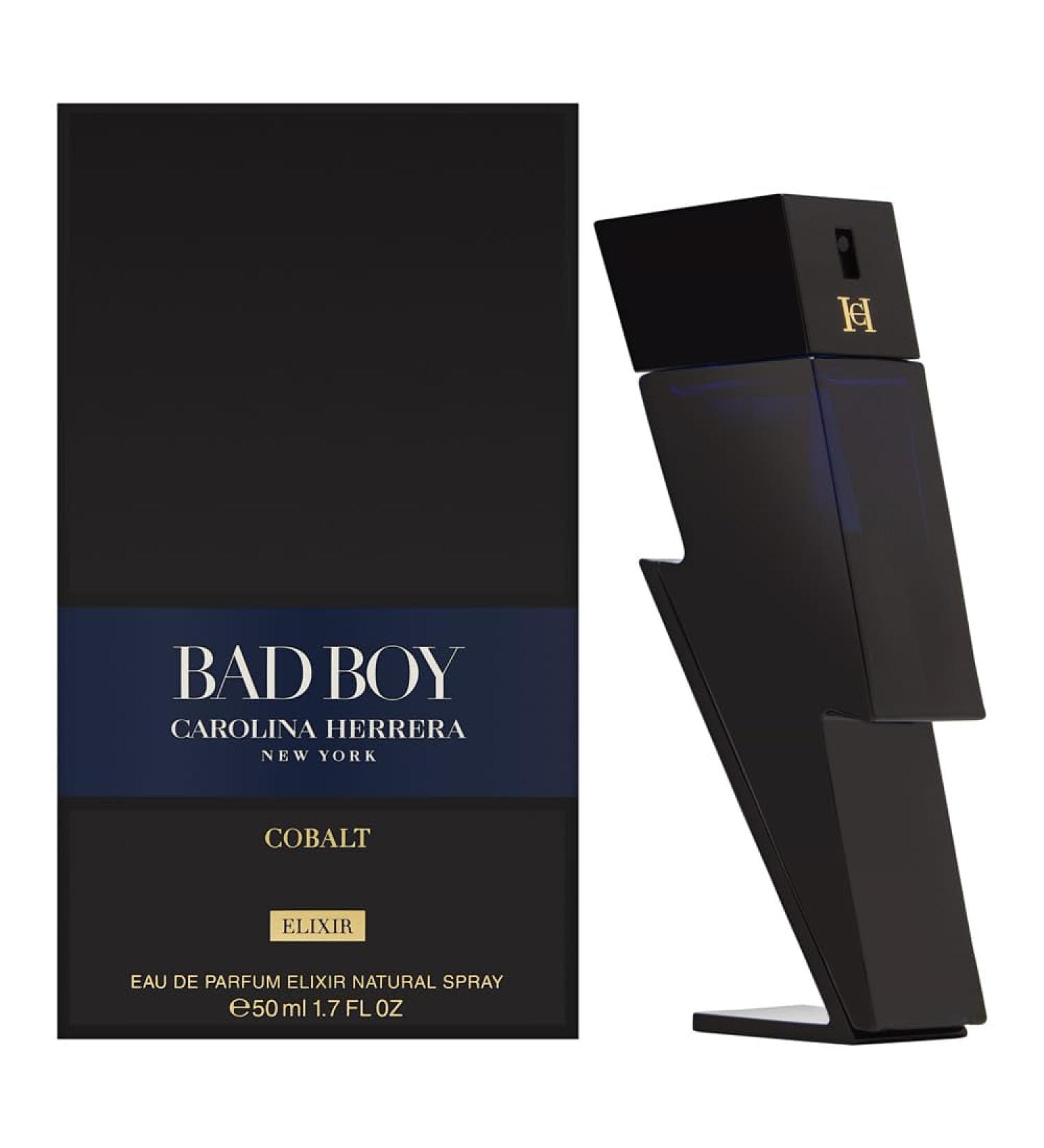 Carolina Herrera Bad Boy Cobalt Elixir Eau De Parfum Spray for Men 1.7 Ounce 1.7 Fl Oz (Pack of 1)