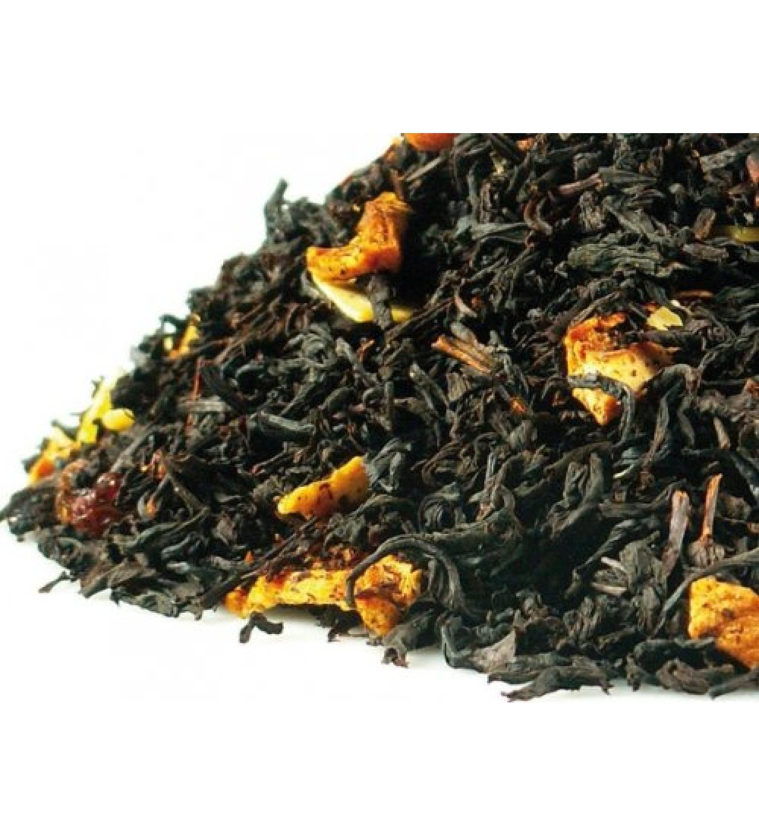 TeeFARBEN Apple cake (flavored black tea) 500g in a flavor-preserving pack