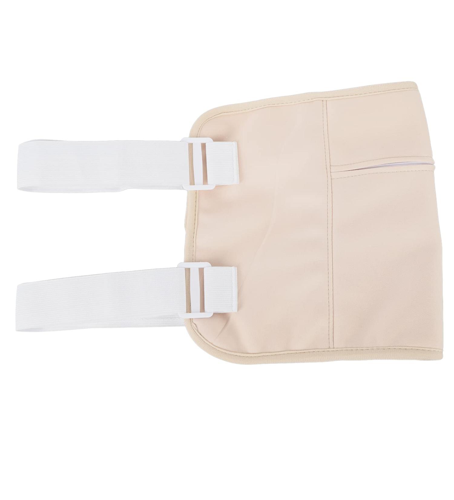 HEEPDD Sleep Castor Oil Pack - Portable Ergonomic Wrap for Lymphatic Drainage & Liver Detoxification | Reusable Adjustable Compress (Khaki) - Buy Online on GoSupps.com