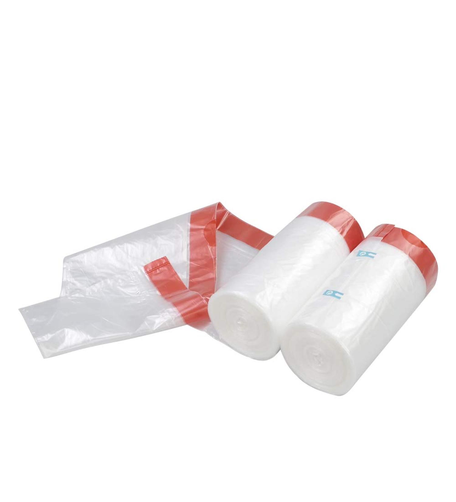 Leendines Small Drawstring Trash Bags 1.5 Gallon Clear Garbage Bag 110 Count - Buy Online on GoSupps.com