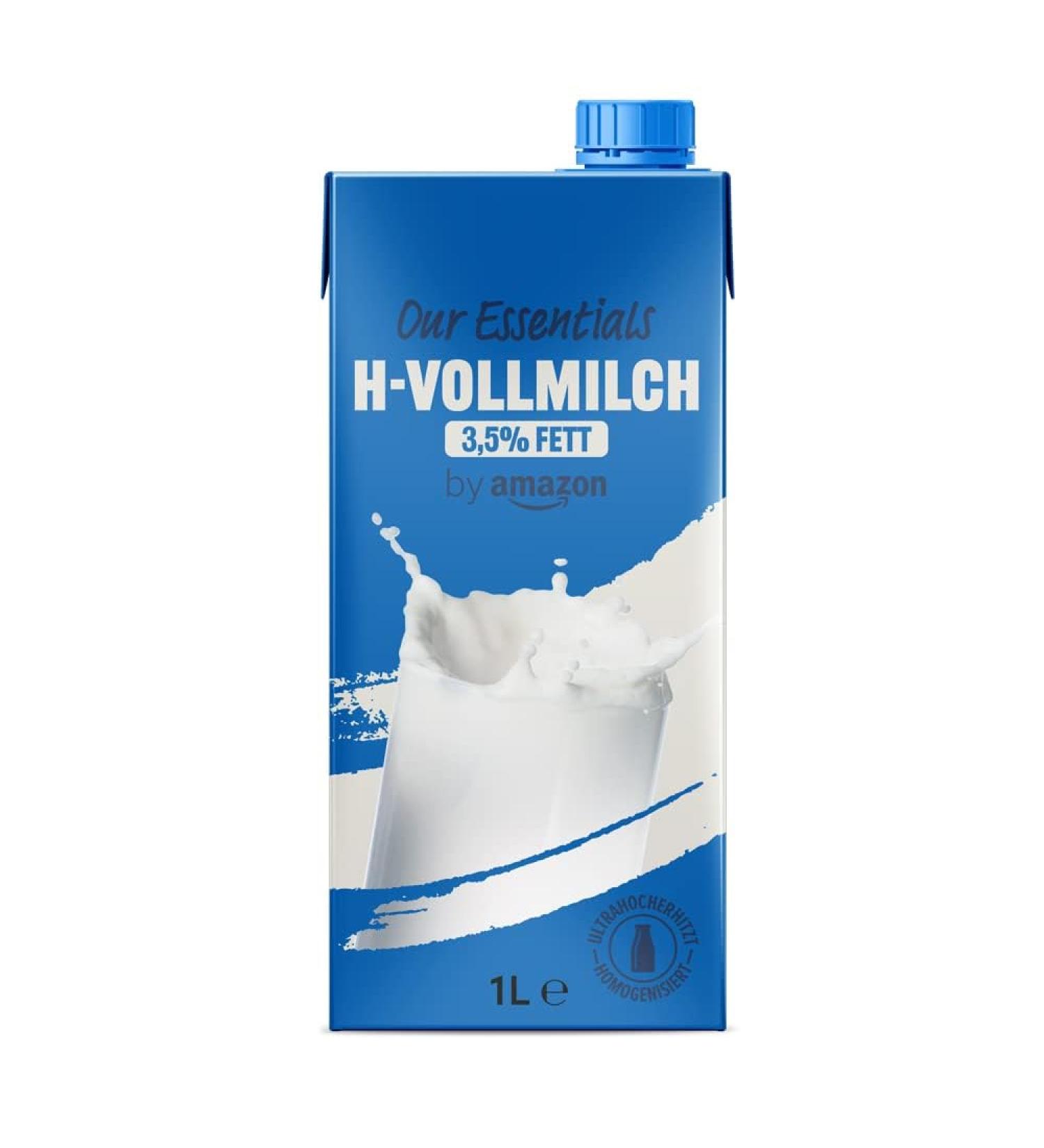 Buy Amazon UHT Whole Milk 3.5% Fat - 1L Pack | International Shipping Available - Buy Online on GoSupps.com