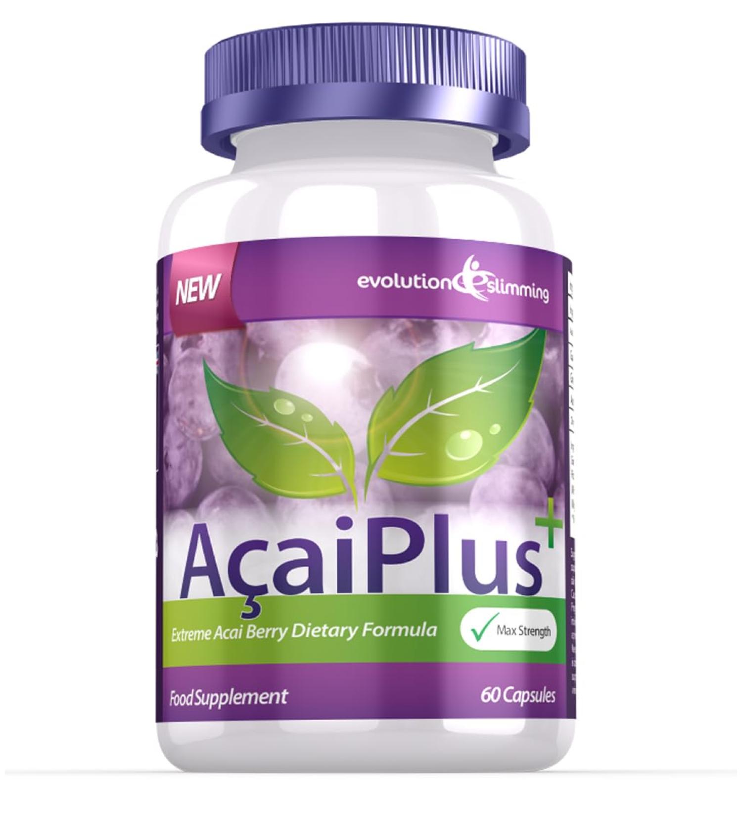Acai Plus Extreme Berry Complex | 1 Month Supply (60 Capsules) - Evolution Slimming - Buy Online on GoSupps.com