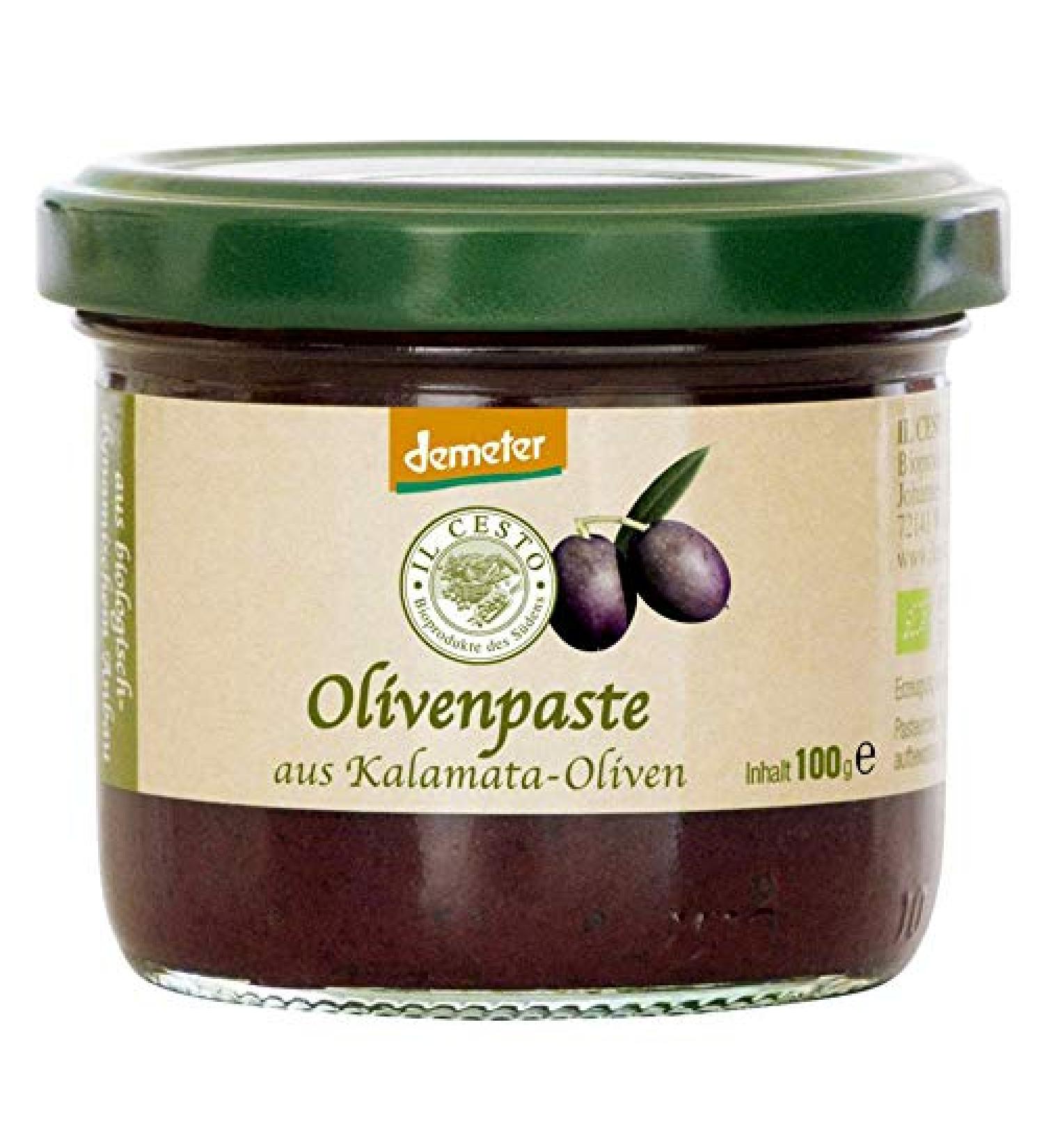 Il Cesto Il Cesto Organic Olive Paste made from Kalamata olives 100g