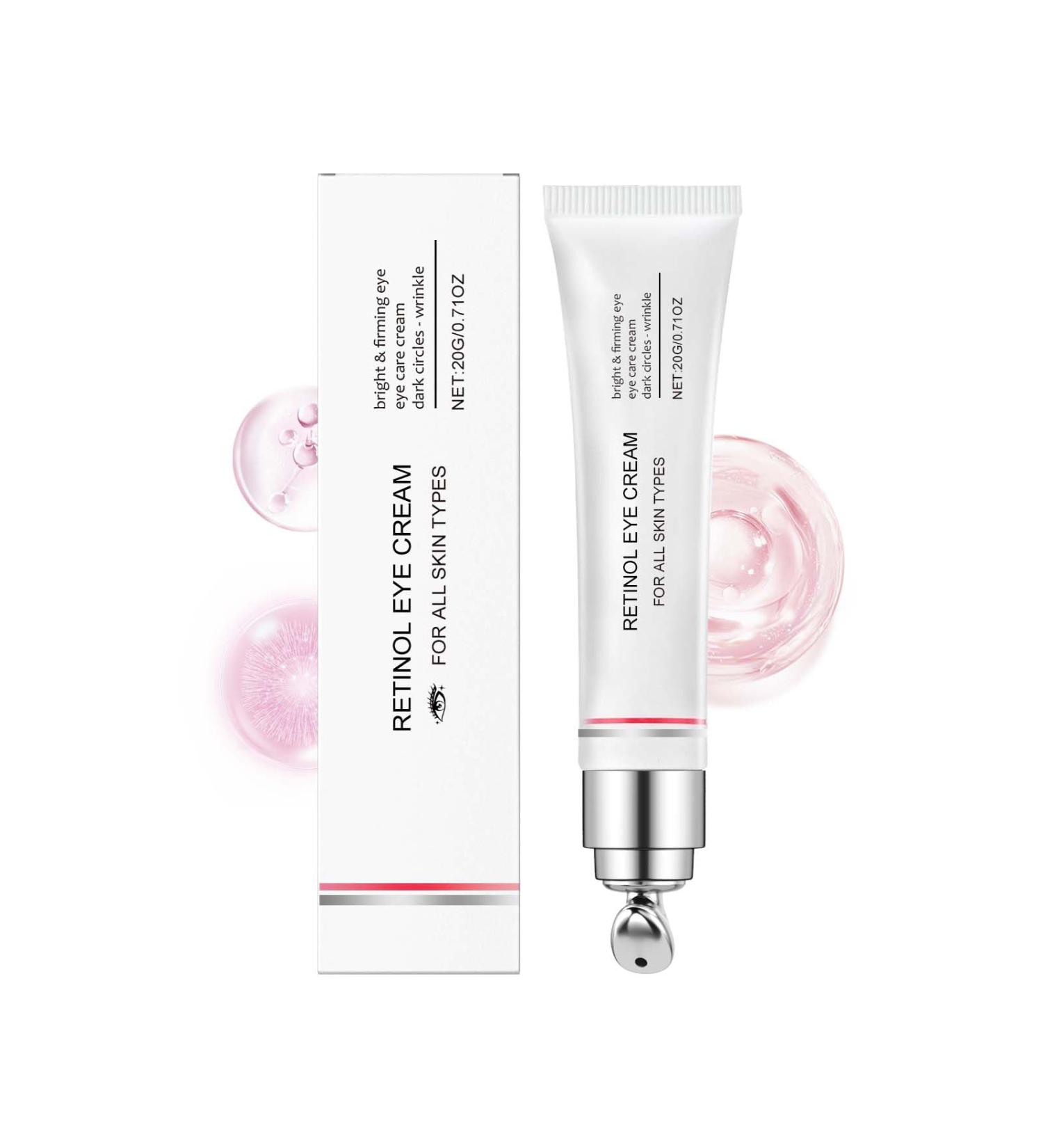 Retinol Eye Cream for Dark Circles Anti-Aging Moisturizing Treatment for Under Eye Area Fight Fine Lines Wrinkles & Dark Spots 0.71 oz - Buy Online on GoSupps.com