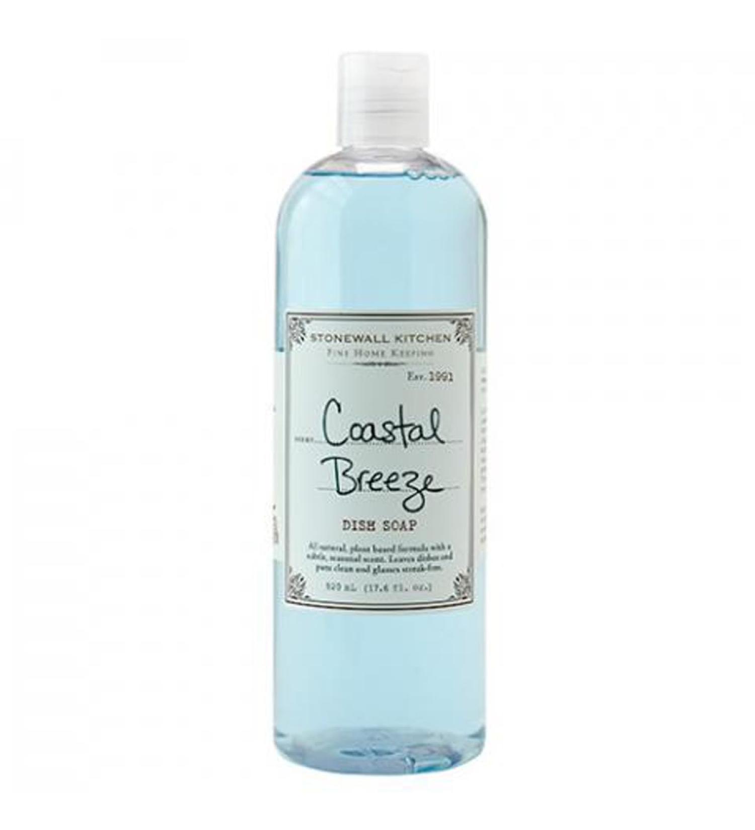 Stonewall Kitchen Coastal Breeze Dish Soap 17.6-Ounce Bottle