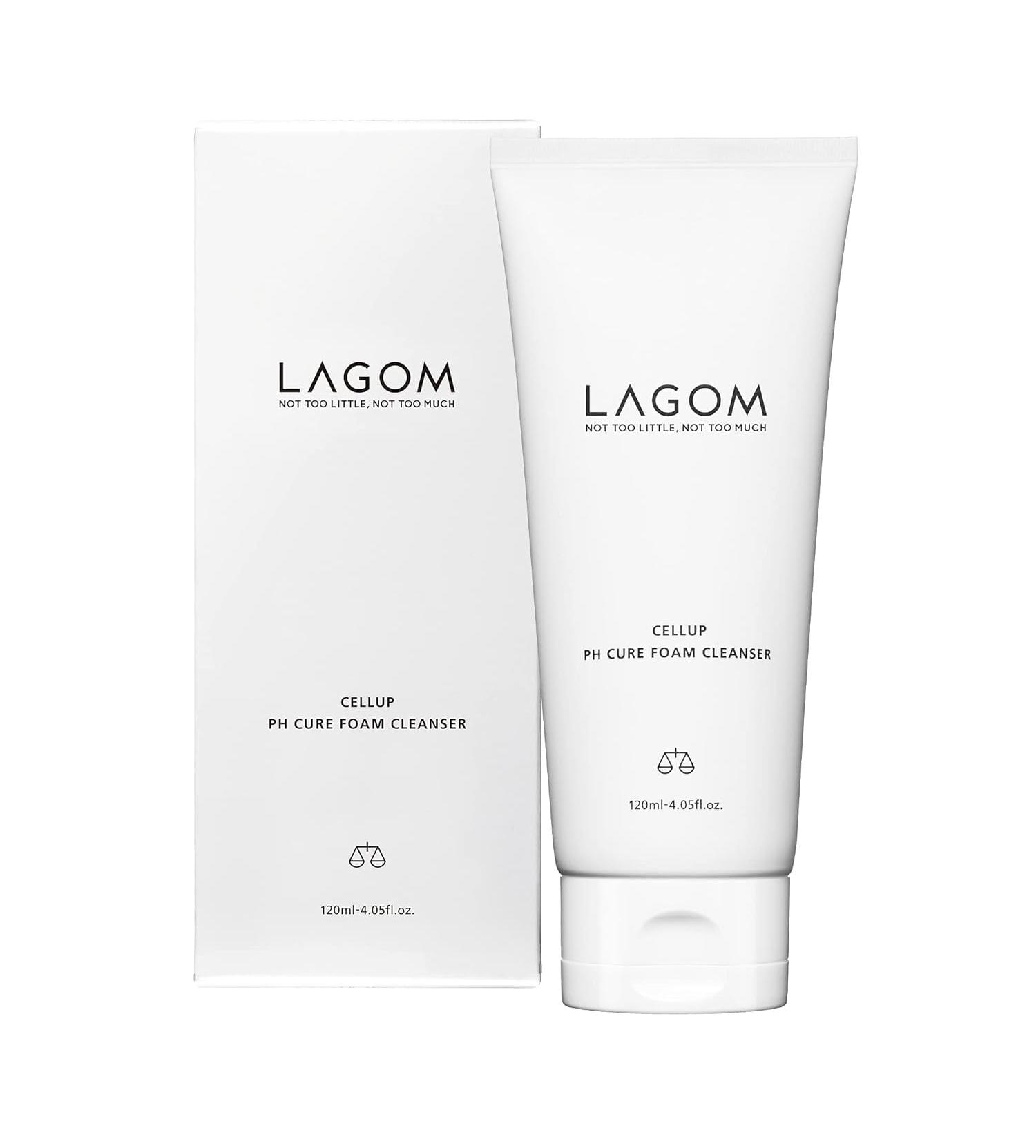 Lagom Cellup pH Cure Foam Cleanser 120ml - Hydrating & Gentle pH Balancing Cleanser for All Skin Types | International Shipping Available - Buy Online on GoSupps.com