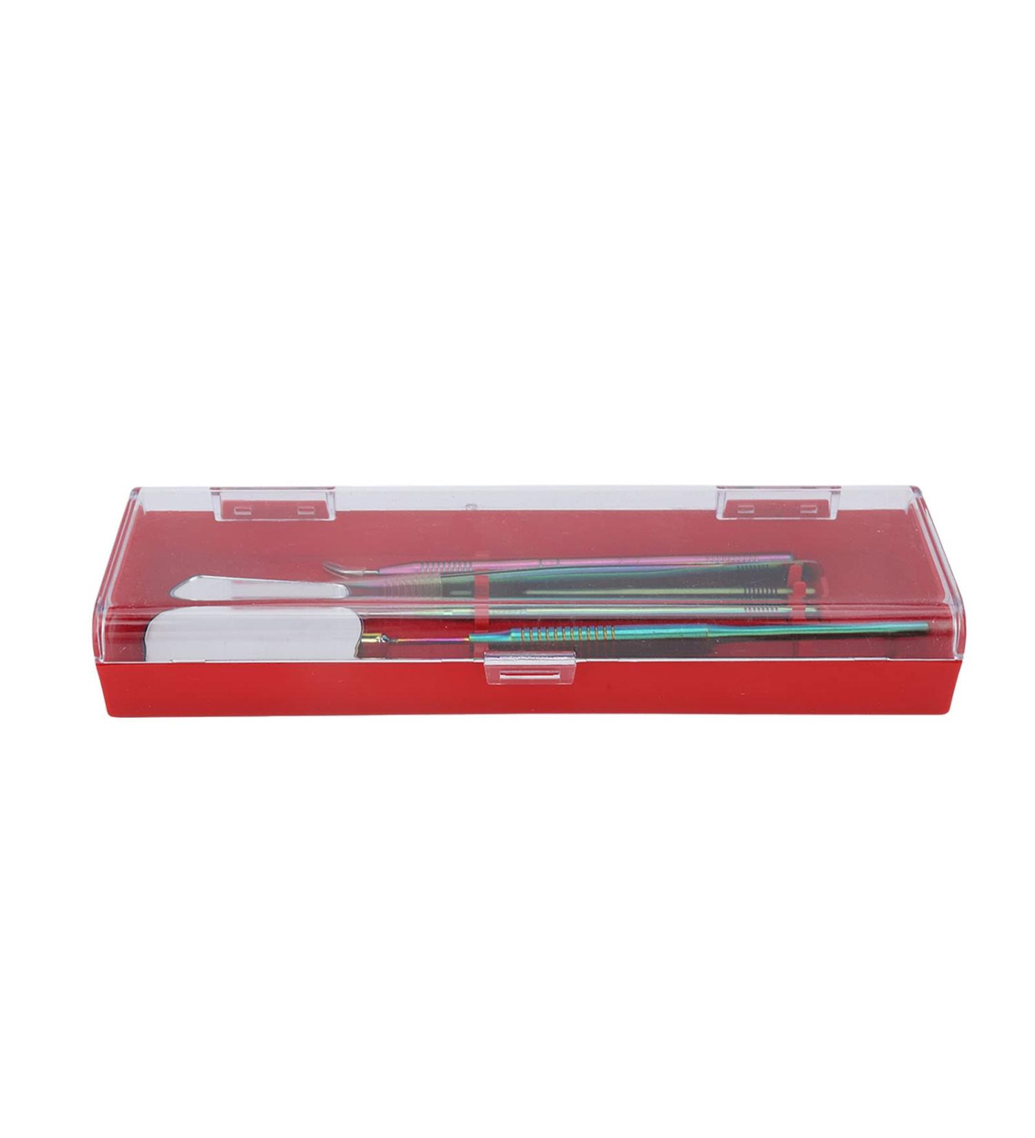 Ocitan 360-Degree Turn Extension Tweezer Set Non-Slip Handles Removable Design Glass Edge for Eyelash Extensions Best for Professionals - Buy Online on GoSupps.com