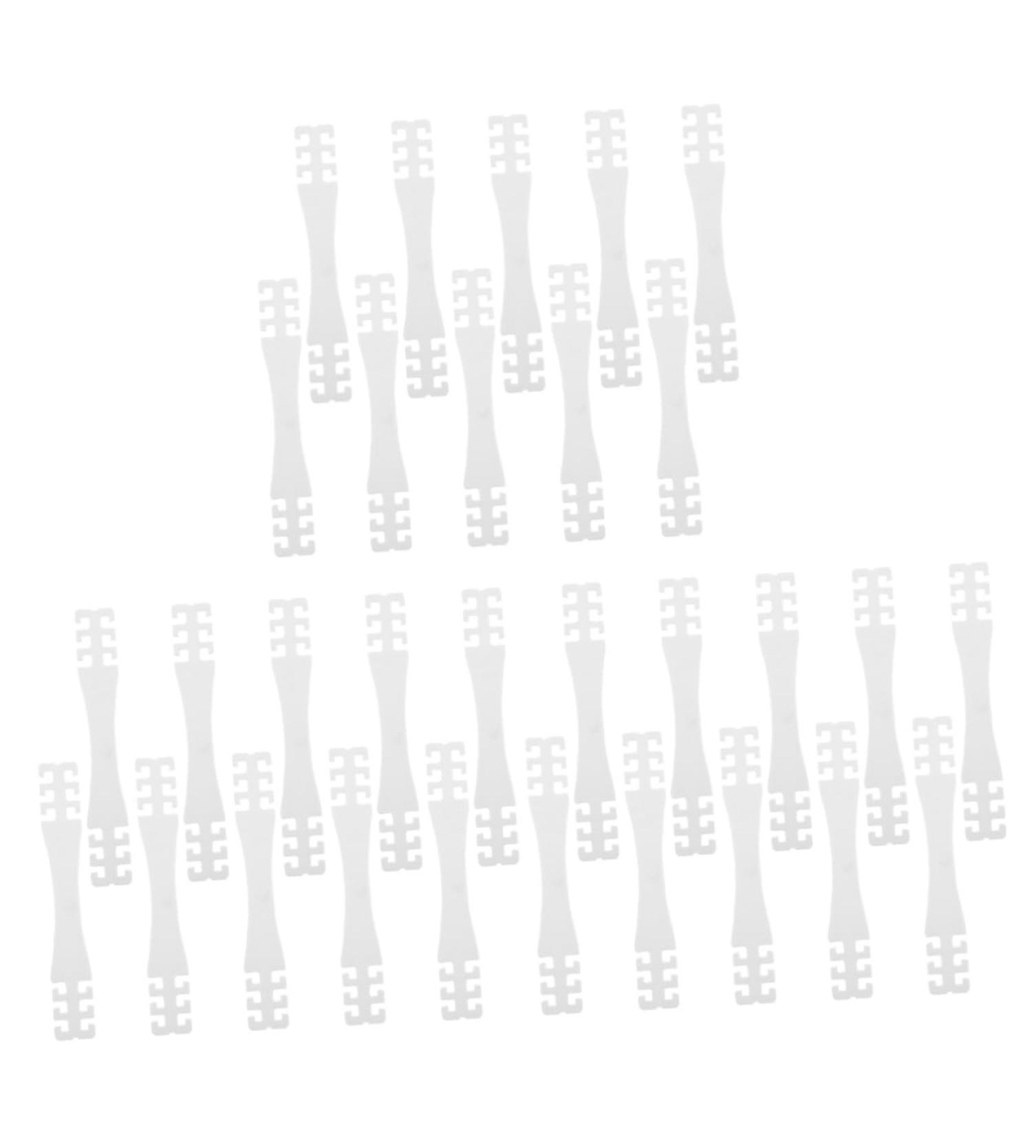 Gatuida 30 Pcs White Mask Earrings - Buckle Hook Accessories (15x2cm) | International Shipping - Buy Online on GoSupps.com