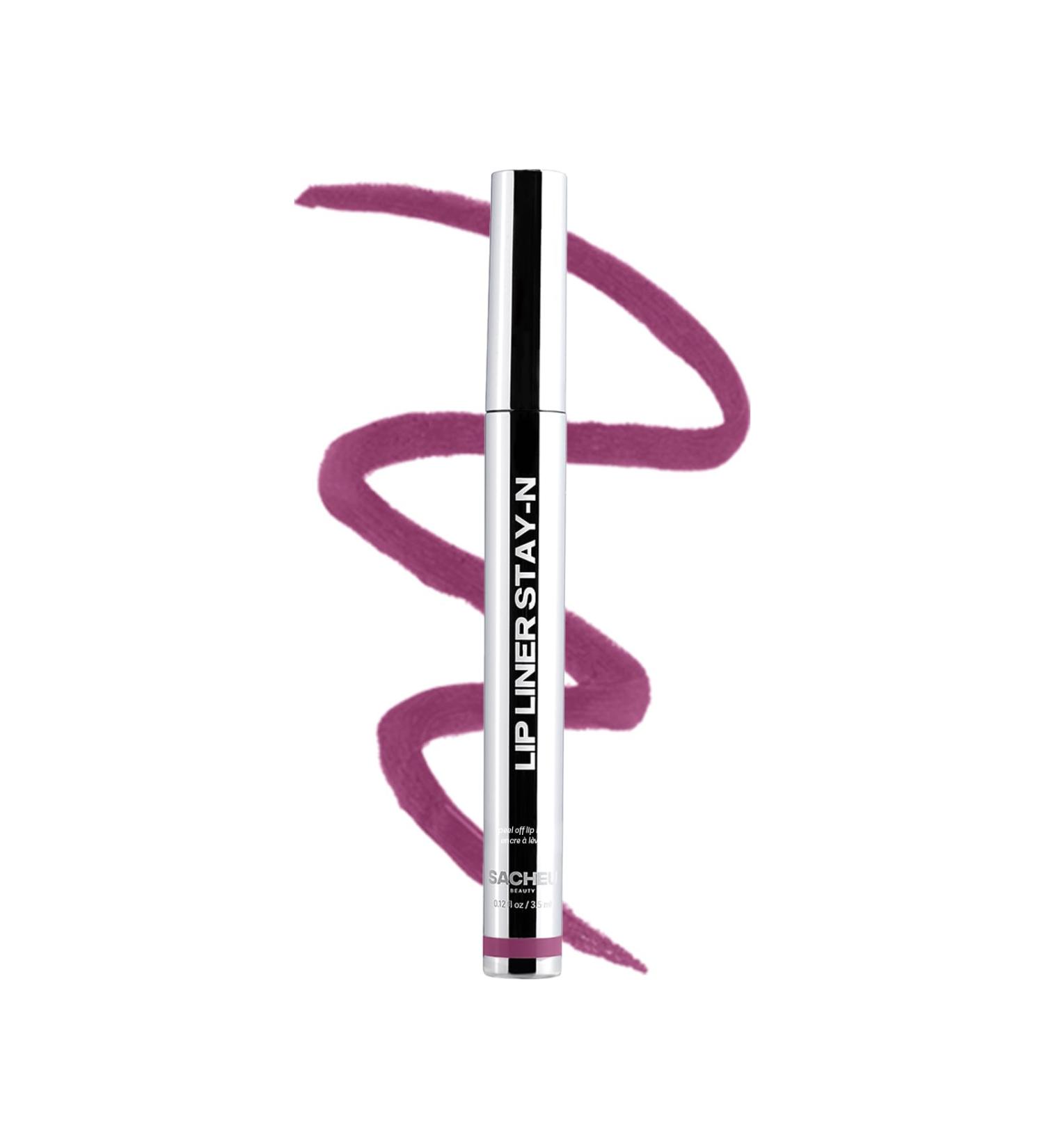 Sacheu Lip Liner STAY-N Peel Off Lip Stain Rouge L vres Qui Se D colle Longue Tenue Mate Encre L vres Sans Transfert Enrichie en Acide Hyaluronique & Vitamine E (PLUMped) PLUMped 3.5 ml (Lot de 1) - Buy Online on GoSupps.com